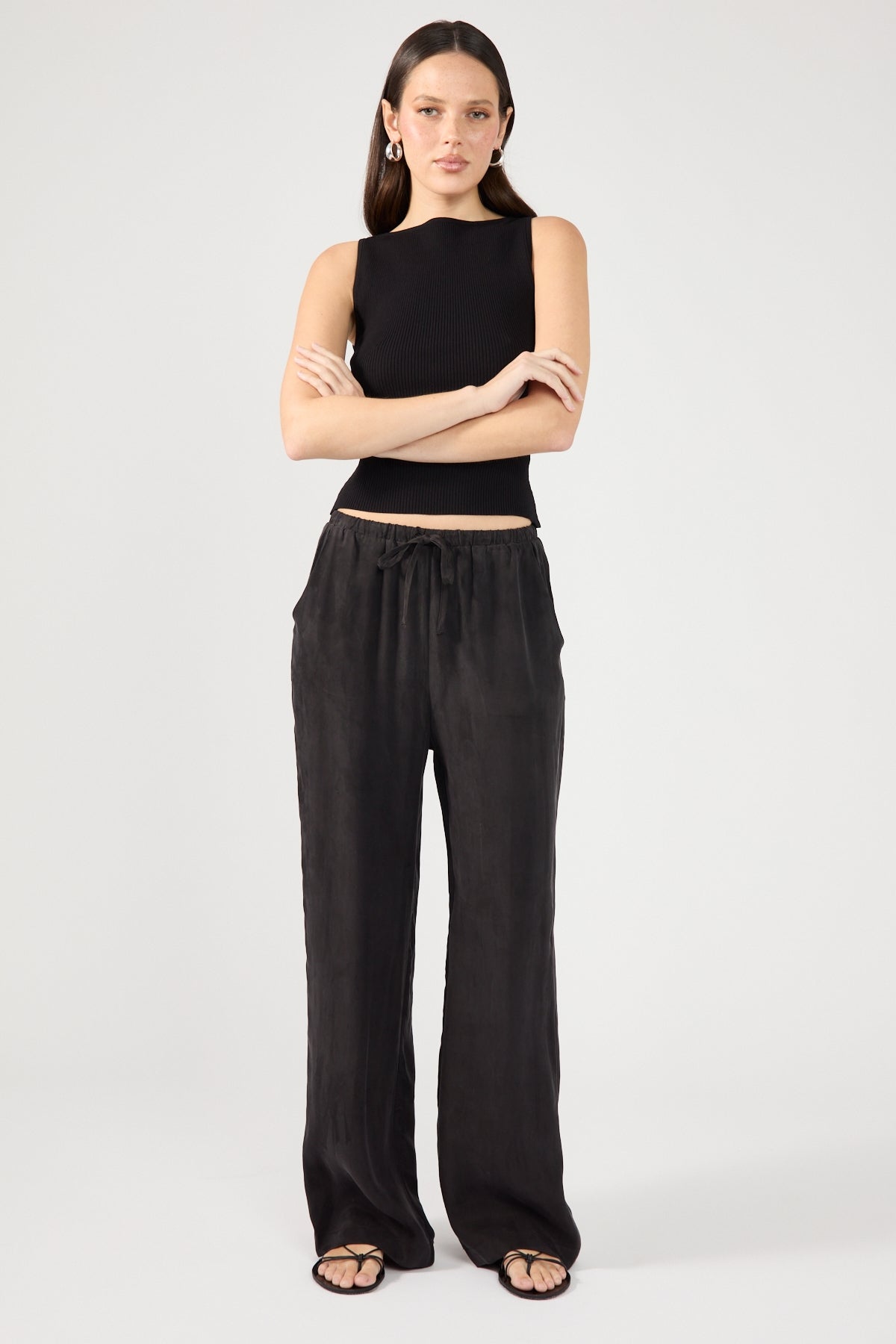 Perfect Stranger Ace Cupro Pant Black