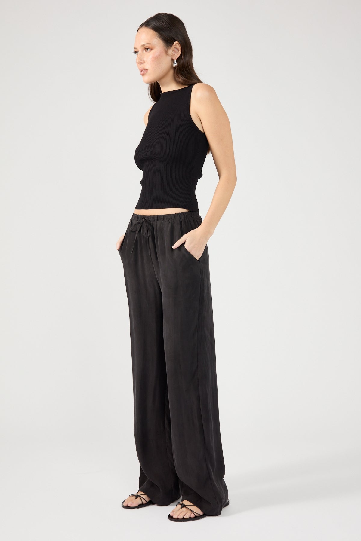 Perfect Stranger Ace Cupro Pant Black