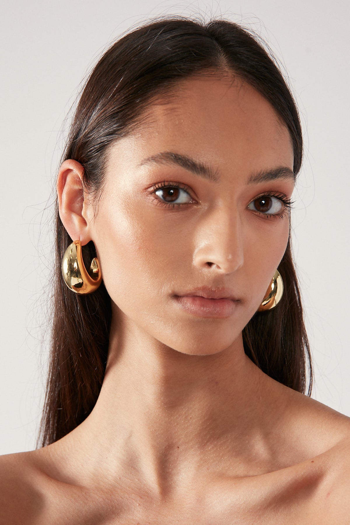 Perfect Stranger Gloria Gold Hoop Earrings 18K Gold Plated 18K Gold Plated