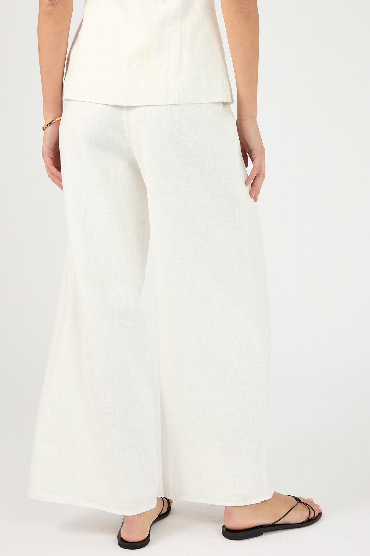 Perfect Stranger MENORCA LINEN PANT White