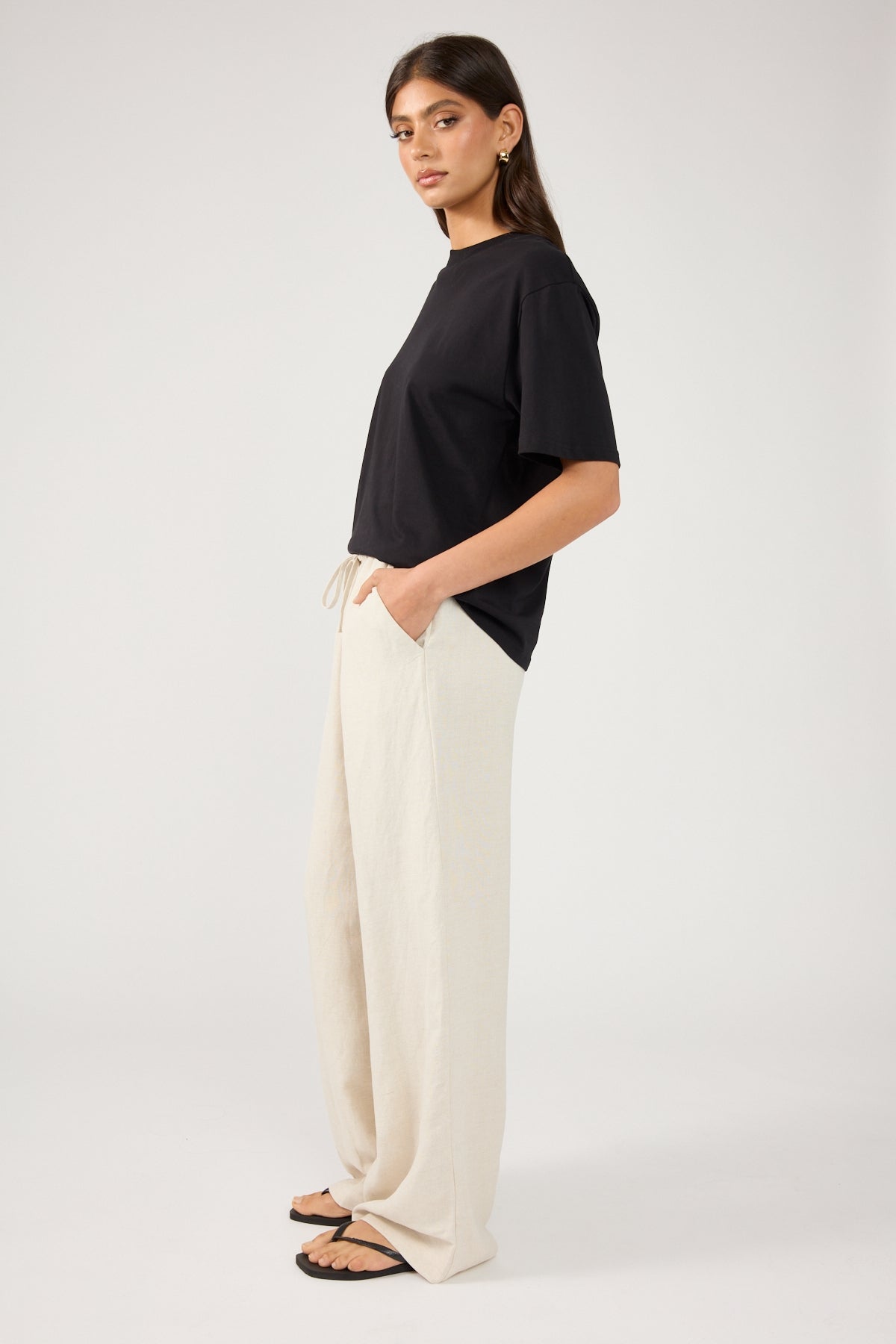 Perfect Stranger Majorca Beach Pant Oatmeal