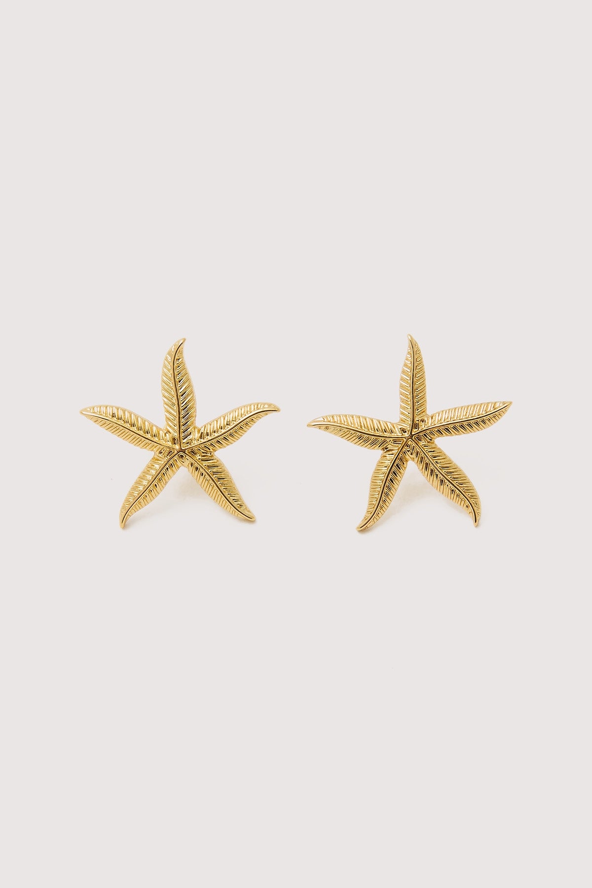 Perfect Stranger Starfish Stud Earring 18k Gold Plated Gold