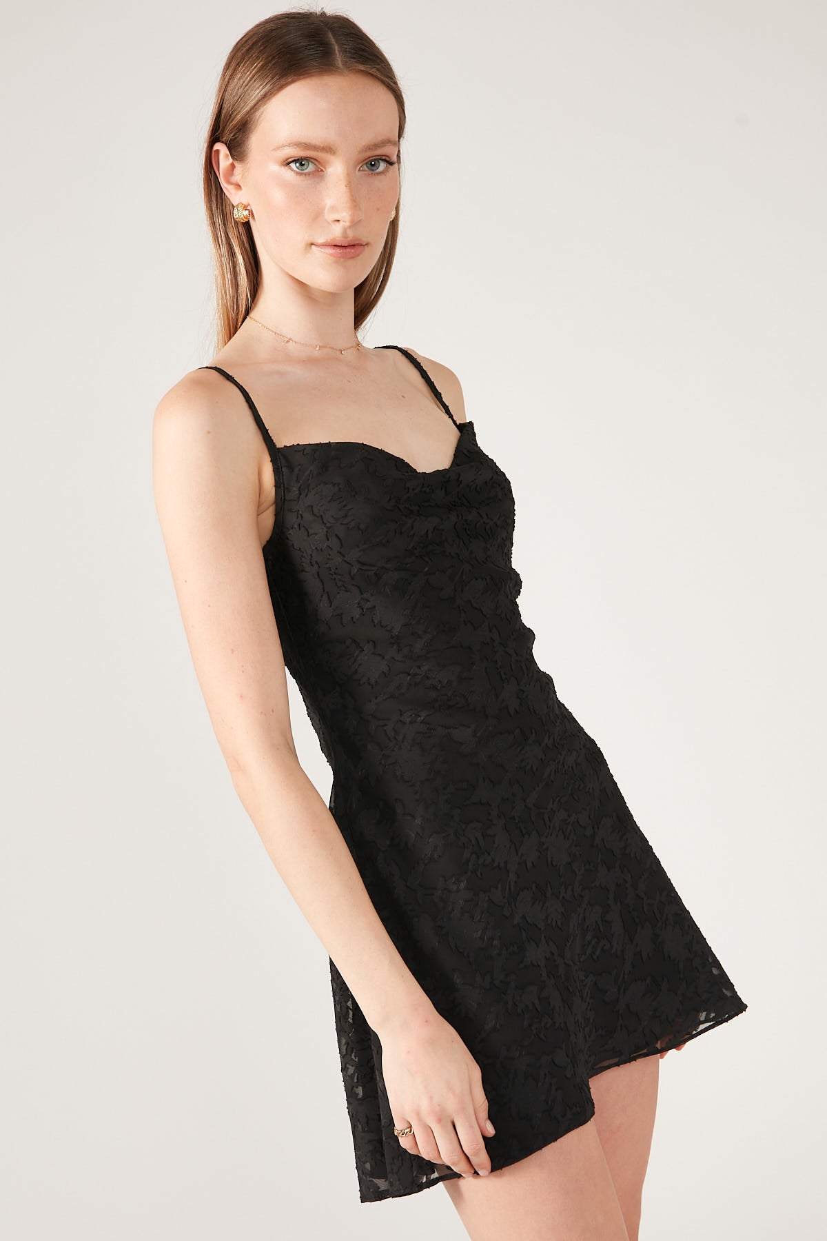 Perfect Stranger Montego Slip Mini Dress Black