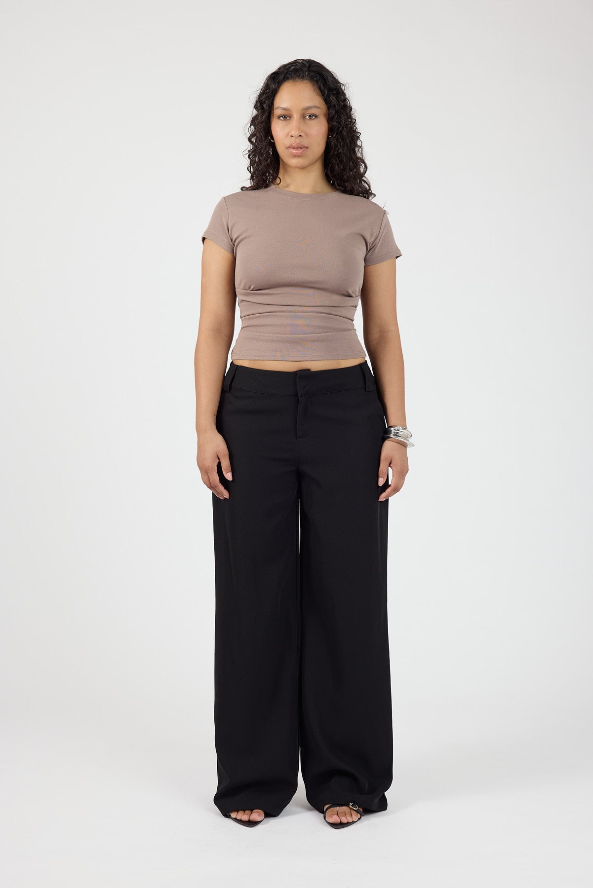 Perfect Stranger Cocona Low Rise Recycled Tailored Pant Black