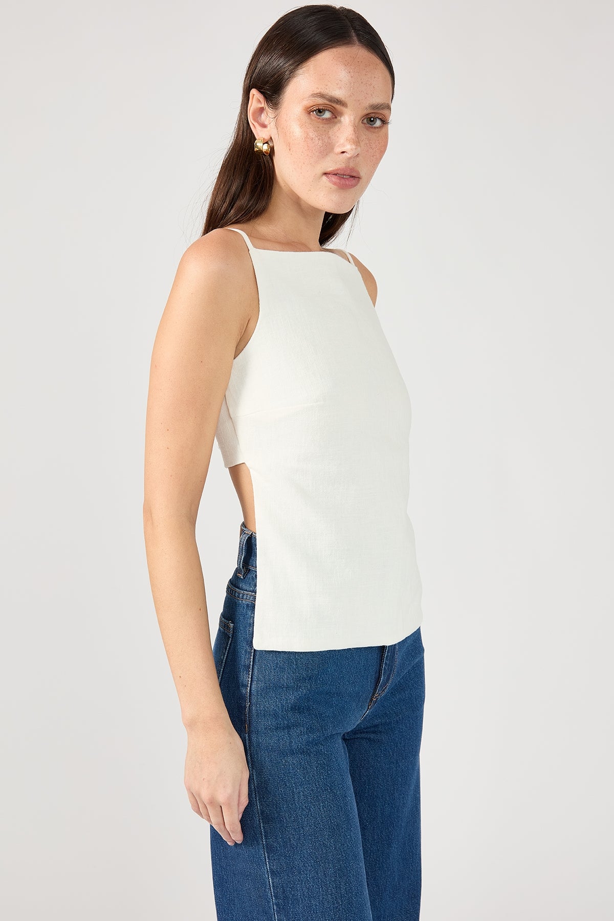 Perfect Stranger Paloma Top White