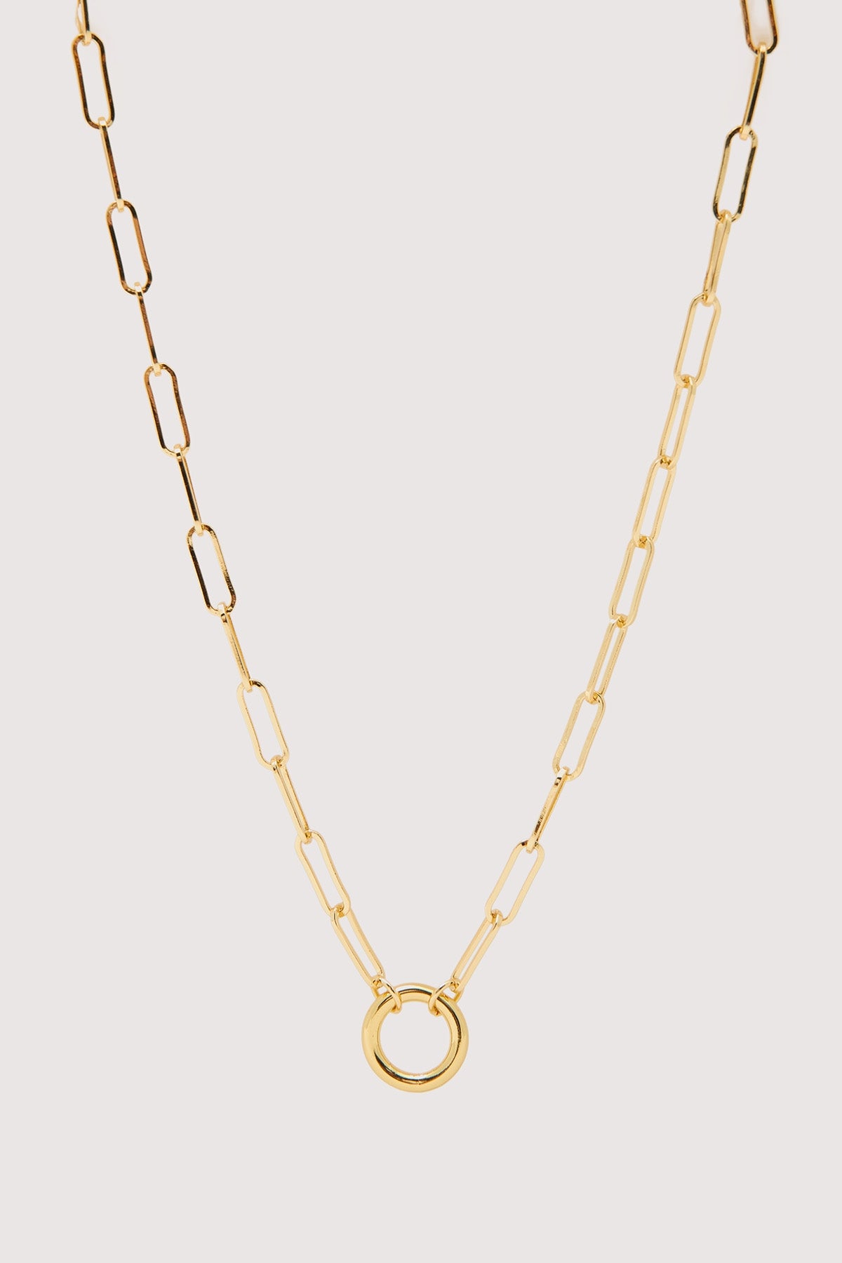 Perfect Stranger Clementine Paperclip Necklace Gold