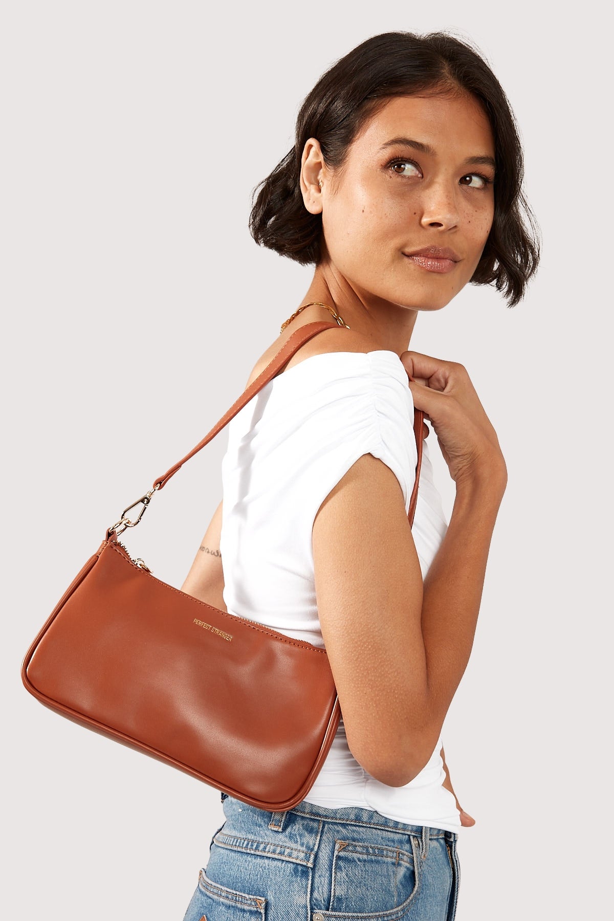 Perfect Stranger The Pochette Bag Tan