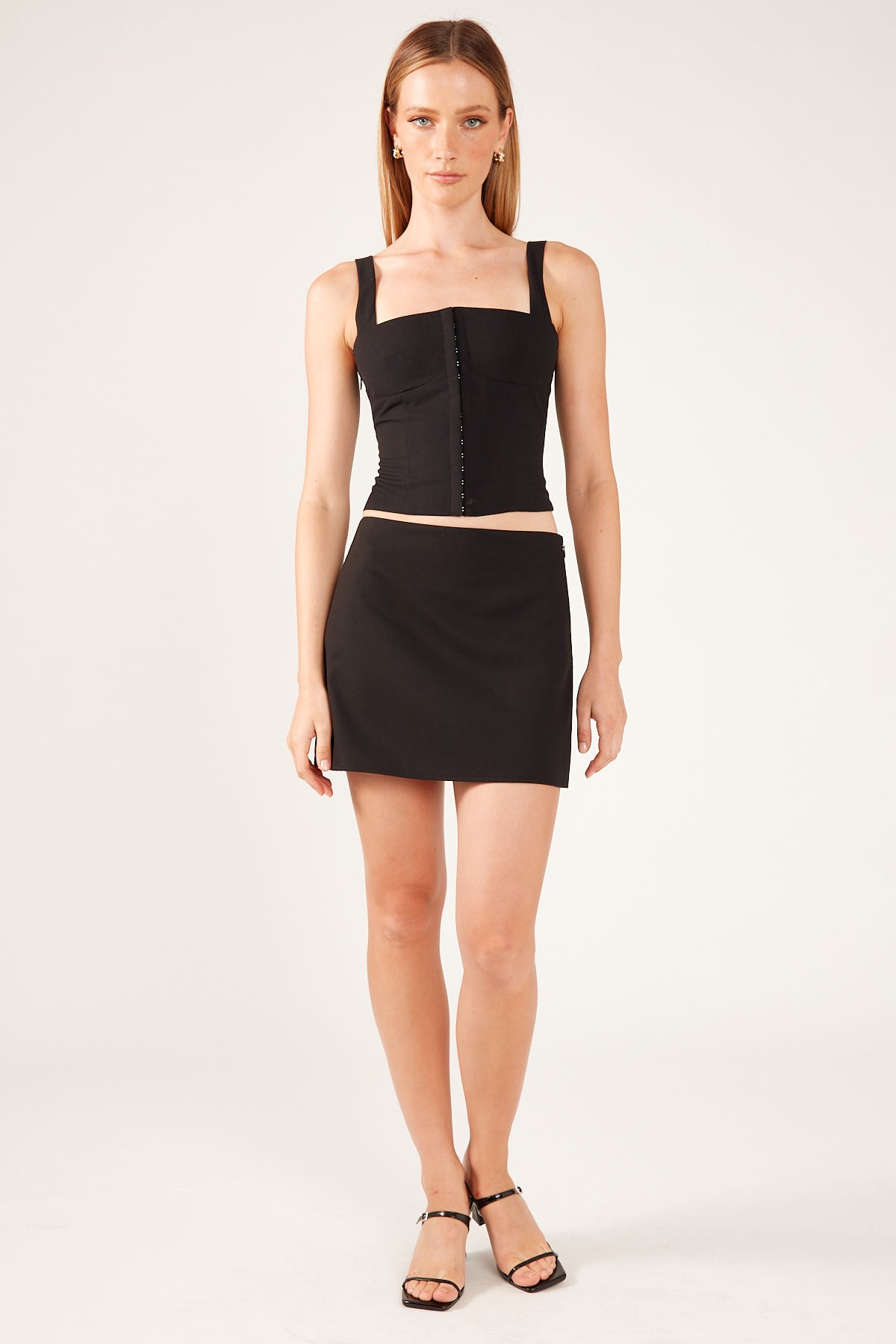 Perfect Stranger My Go To Bustier Top Black