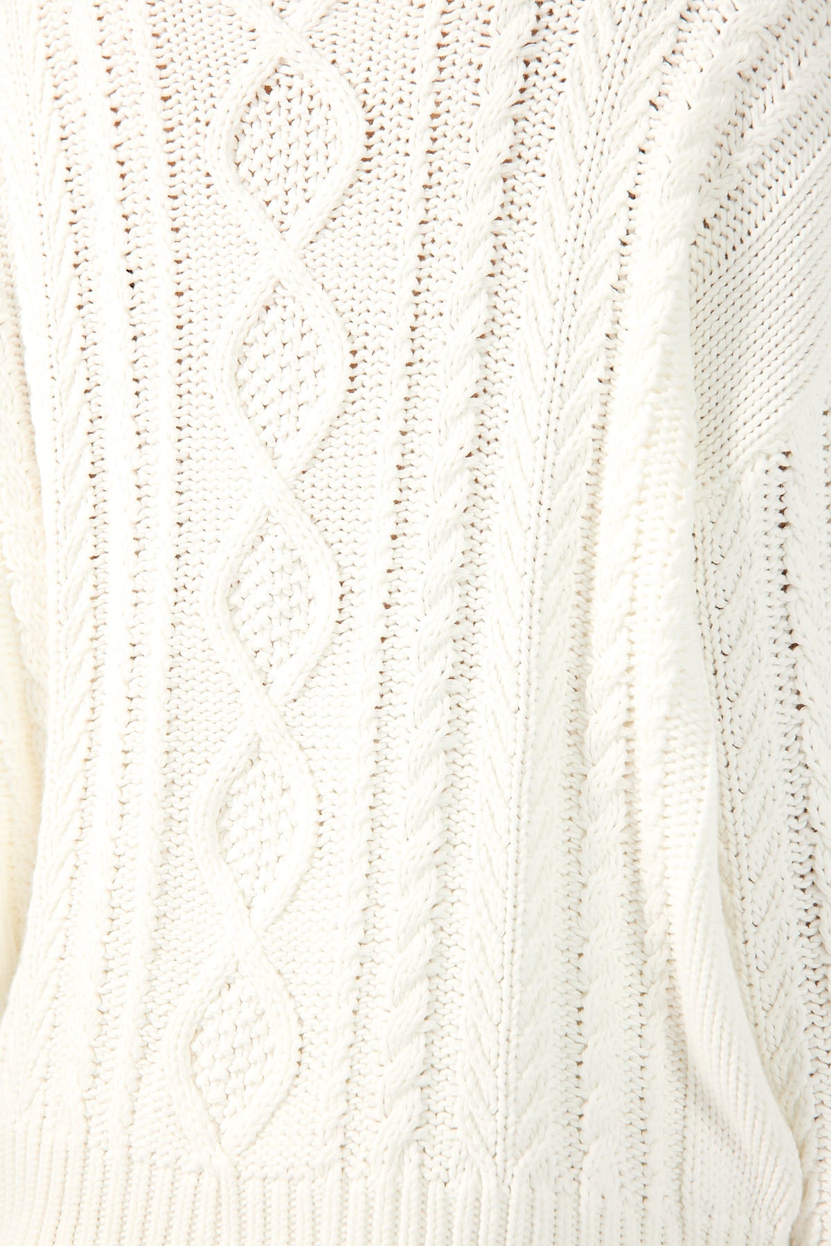 Perfect Stranger Jessna Oversized Cable Knit Cream