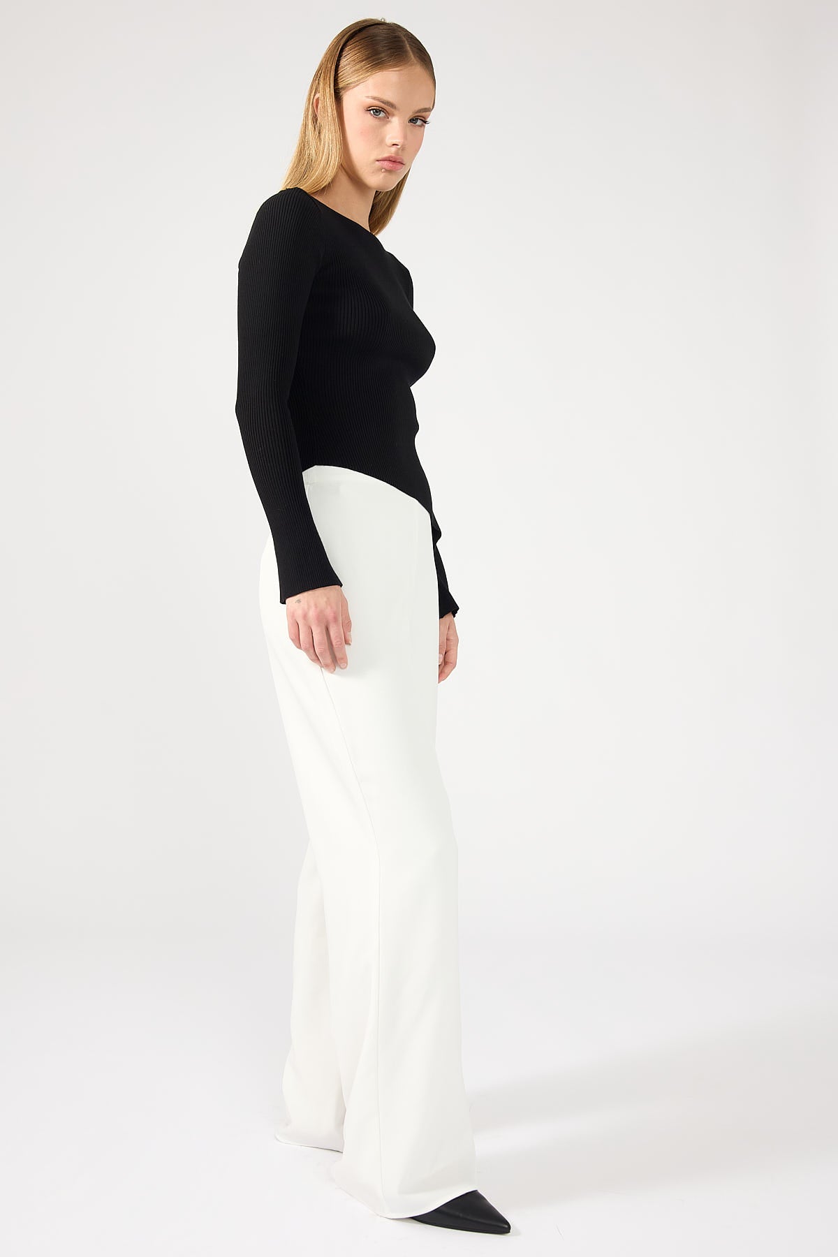 Perfect Stranger Lui High Rise Pant White