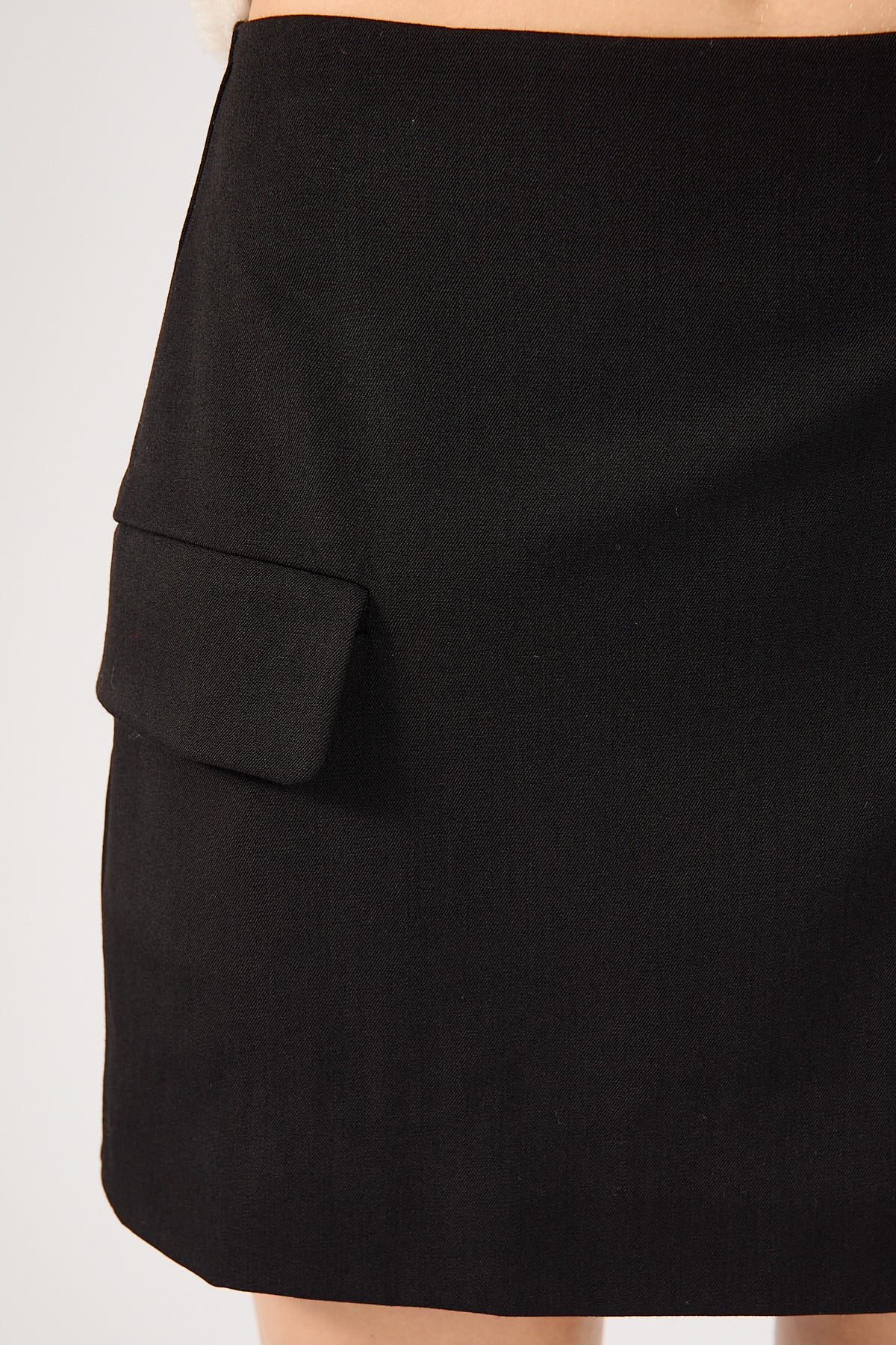 Perfect Stranger Maeve Tailored Mini Skirt Black