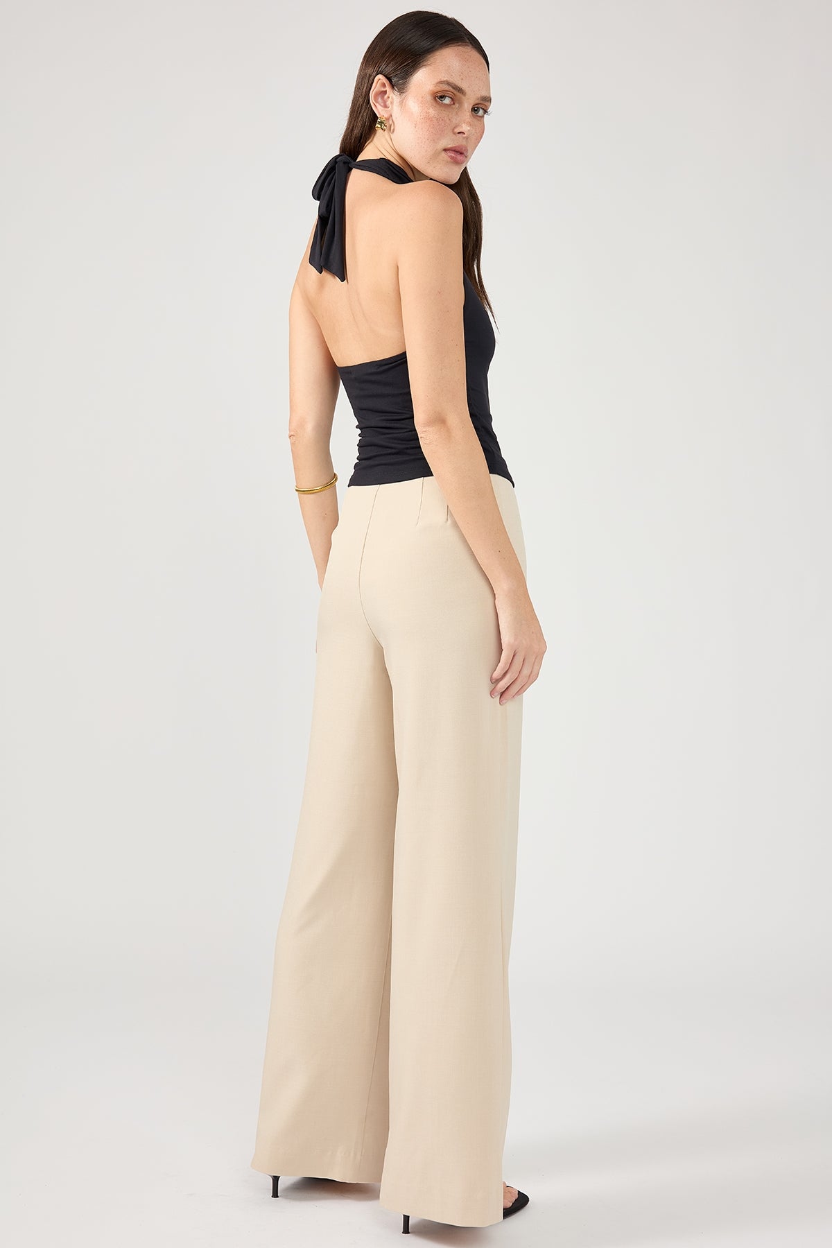 Perfect Stranger Raye High Waist Pant Cream