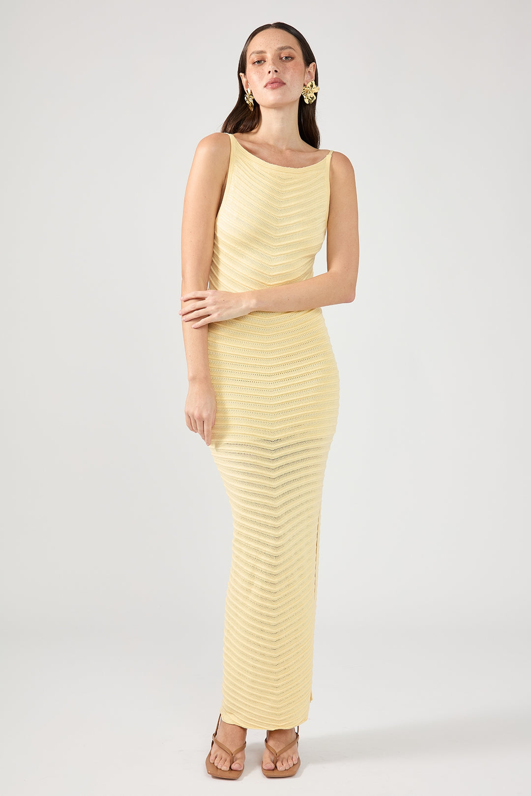 Perfect Stranger Magnolia Blur Midi Dress Multi main image 0