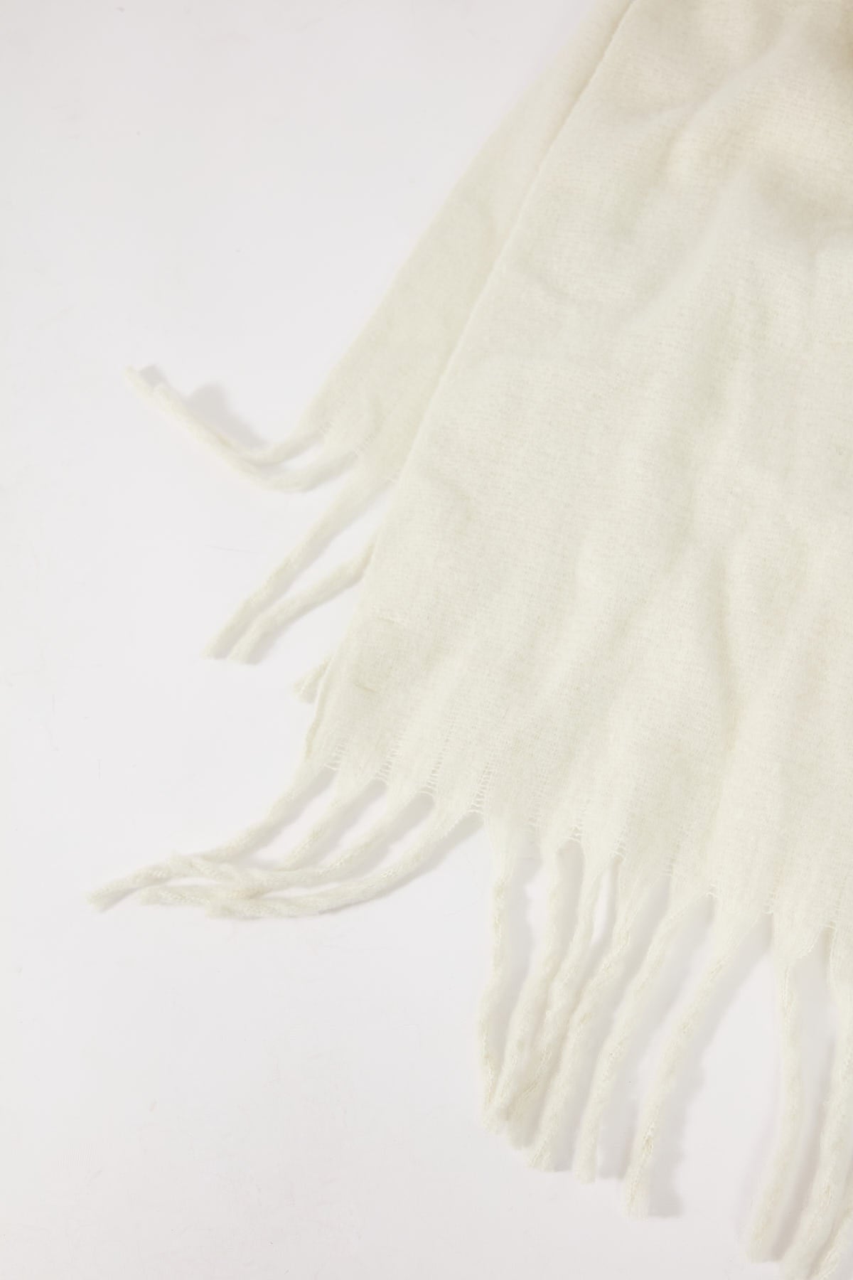 Perfect Stranger Plush Oversized Knit Scarf Off White