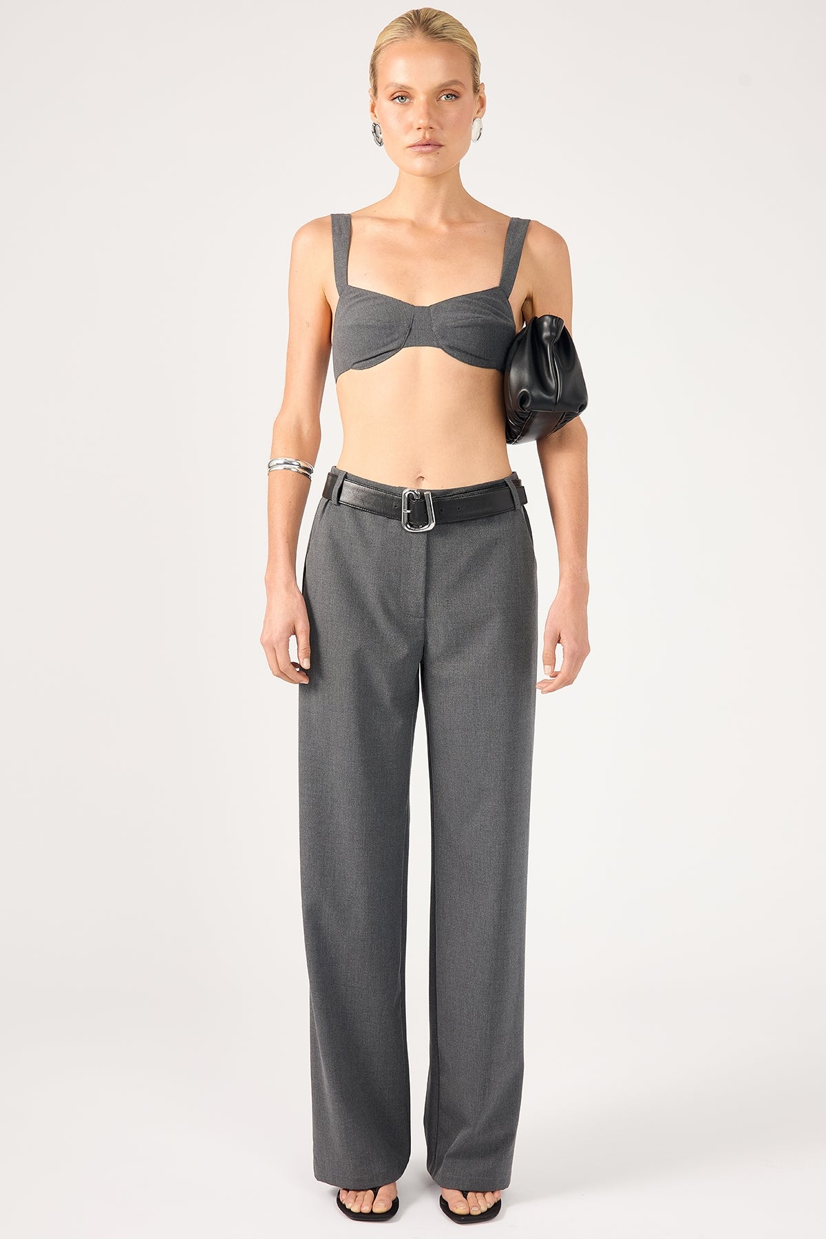 Perfect Stranger Monica Tailored Bralette Grey