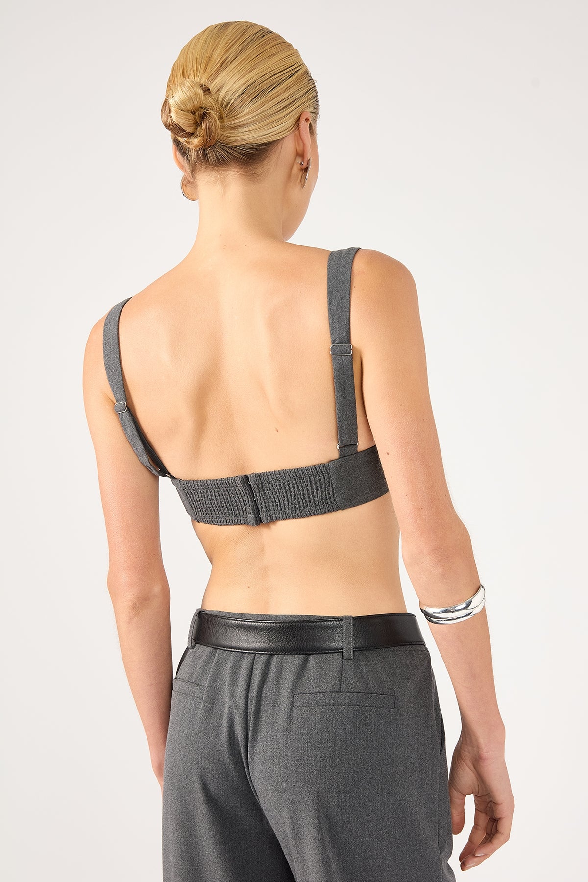 Perfect Stranger Monica Tailored Bralette Grey