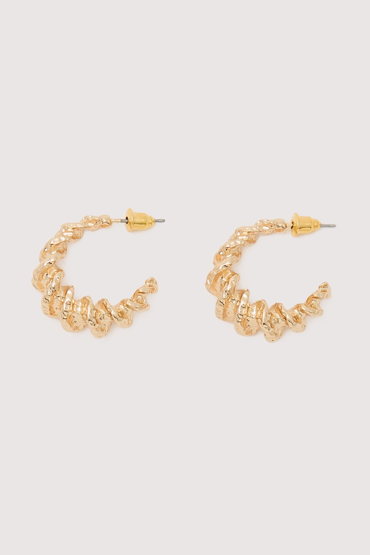 Perfect Stranger Coralina Twist Hoop Gold