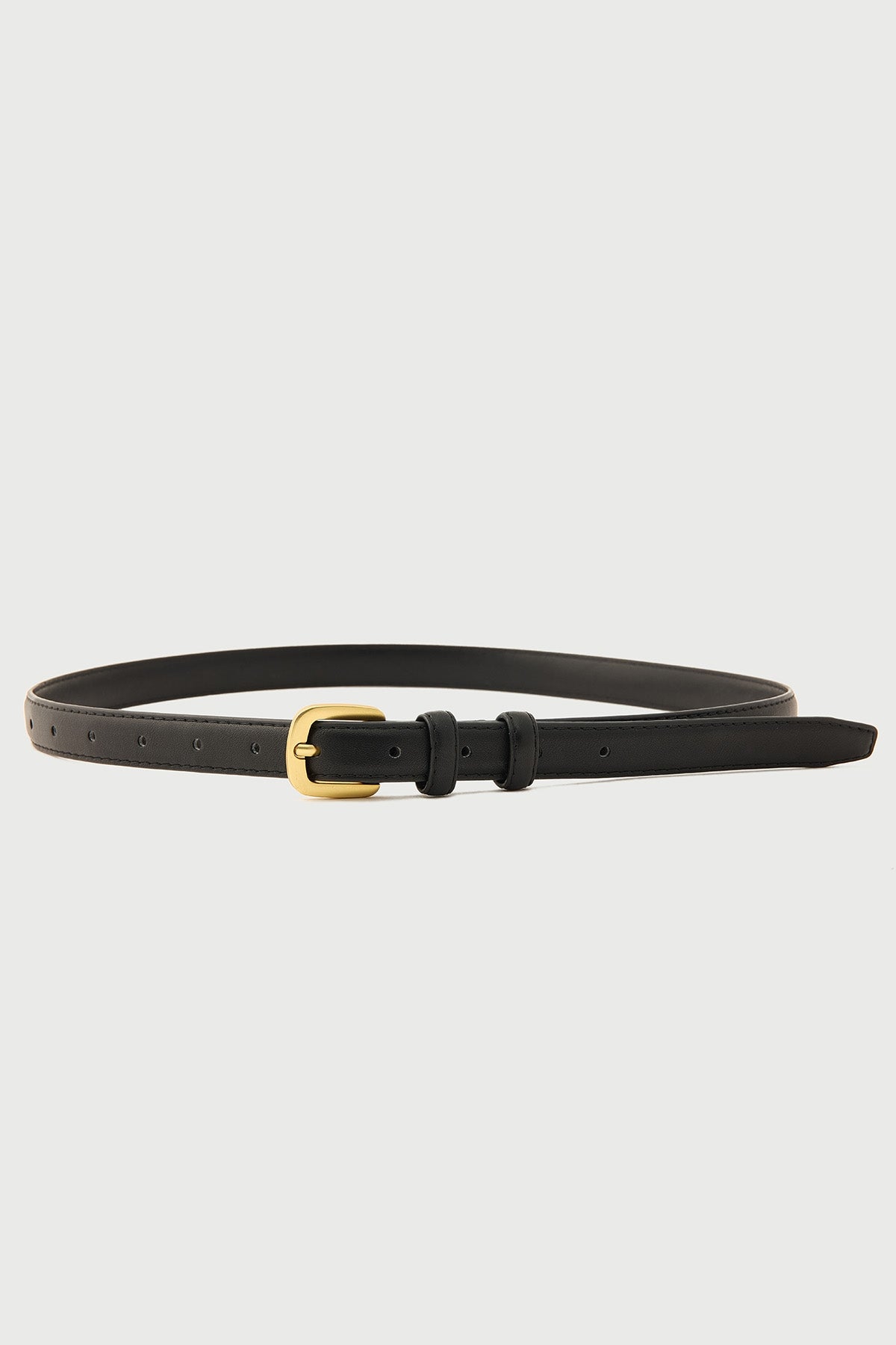 Perfect Stranger Classic Slim Belt Black / Gold