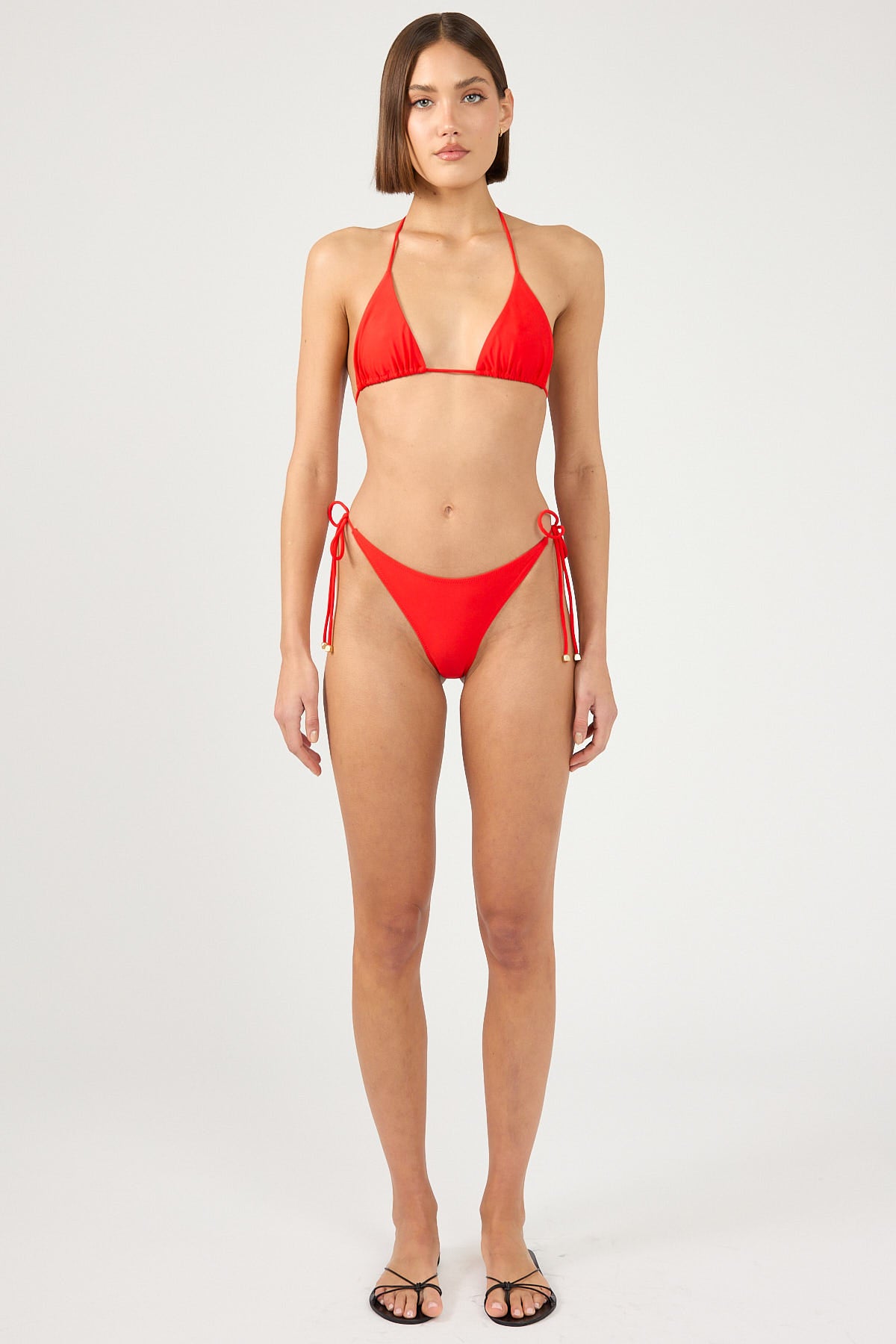 Perfect Stranger Red Roulette Bikini Top Red