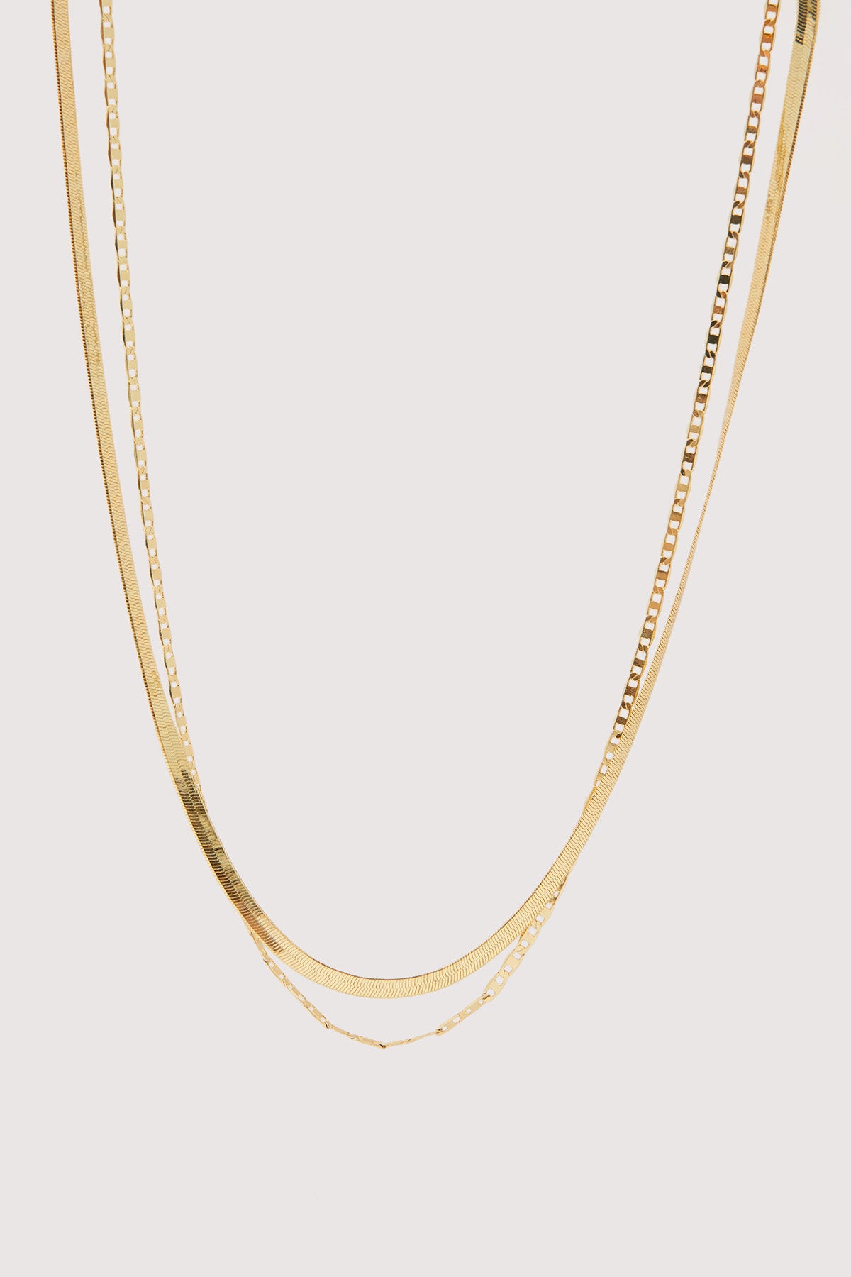 Perfect Stranger Harper Snake Chain Plated Necklace Pack 18K Gold Plated