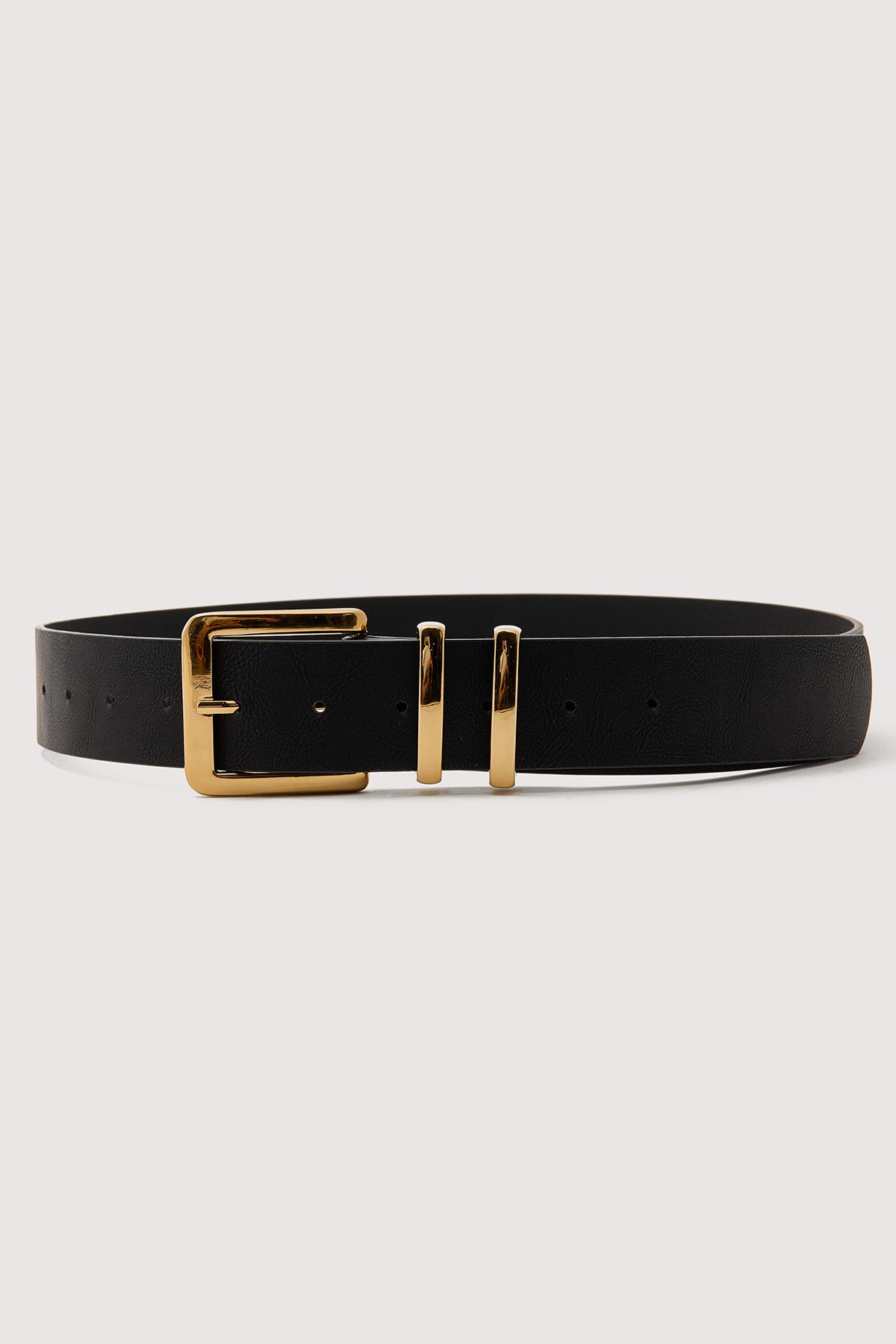 Perfect Stranger Classico Double Belt Loop Belt Black/Gold