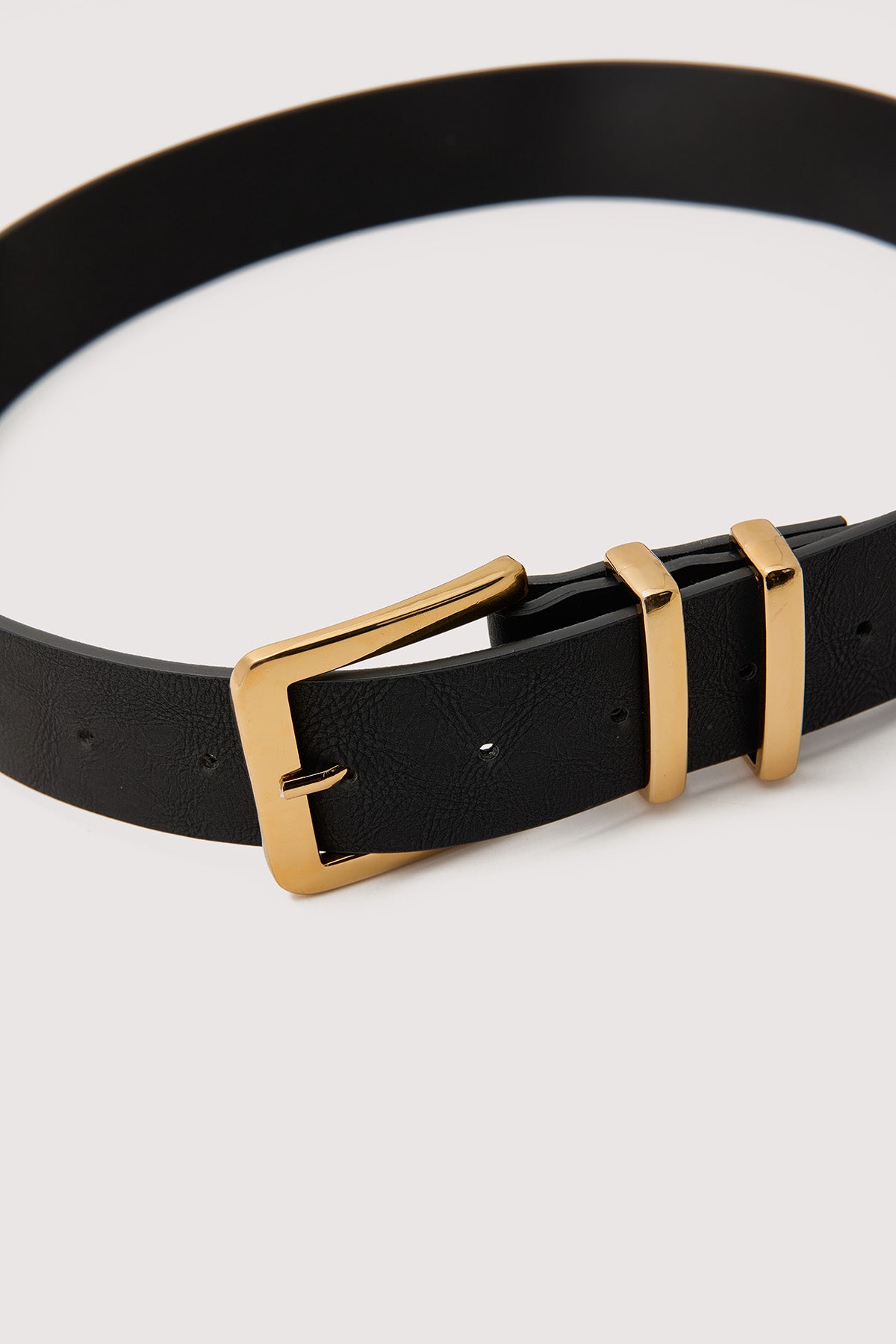 Perfect Stranger Classico Double Belt Loop Belt Black/Gold