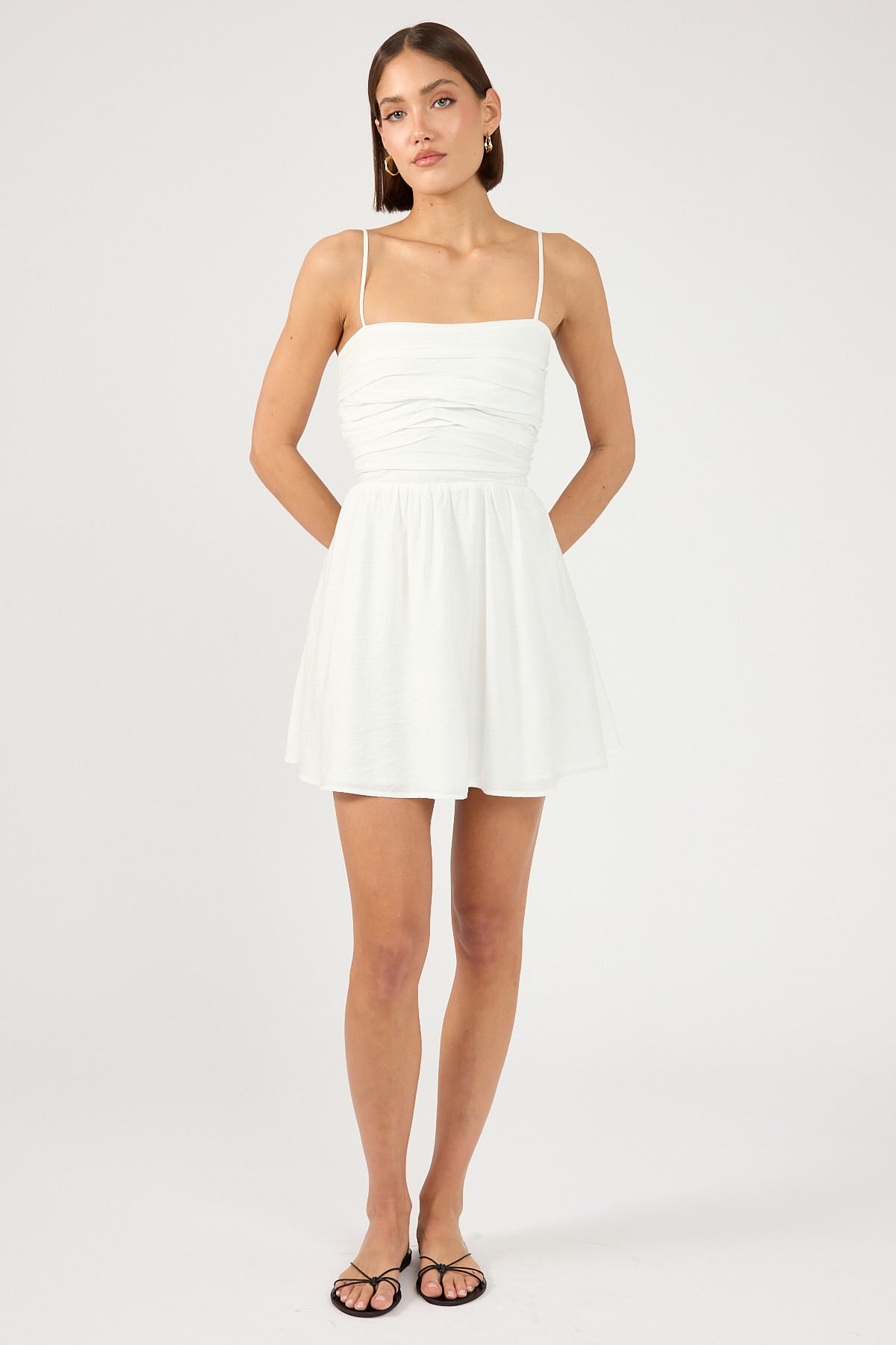 Perfect Stranger Sea Breeze Mini Dress White