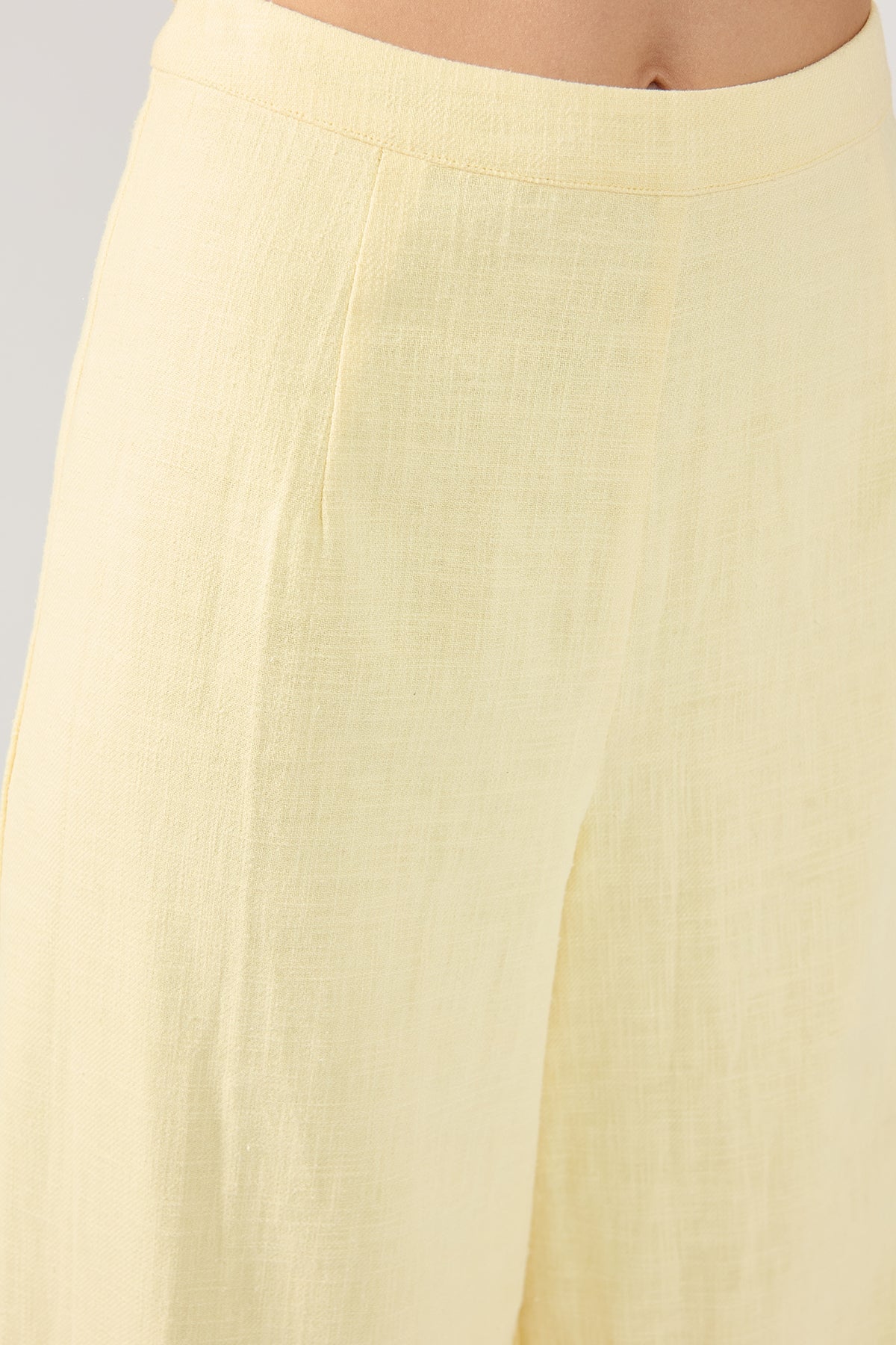 Perfect Stranger Menorca Linen Pants Lemon