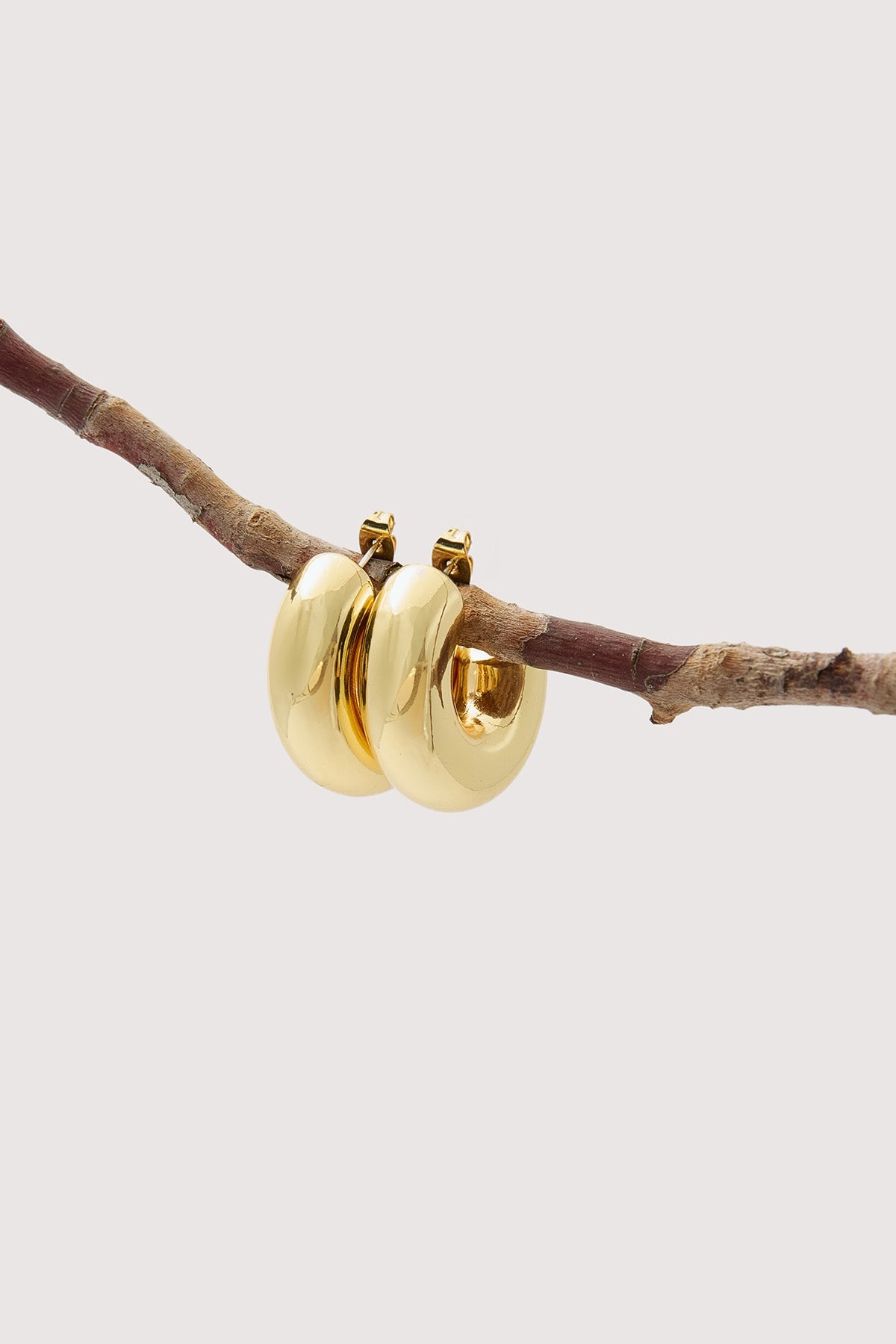 Perfect Stranger Big Bubble Earrings 18K Gold