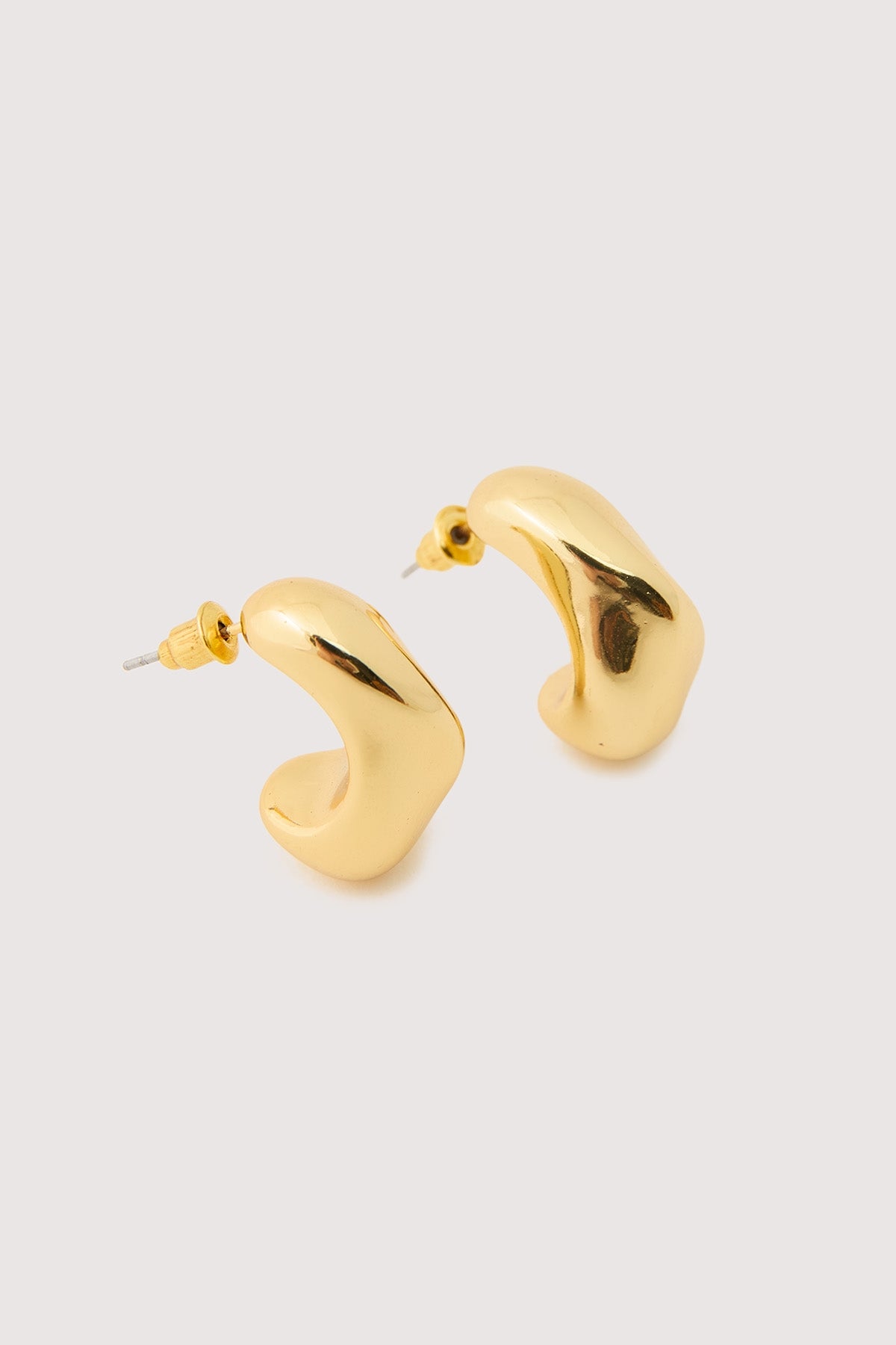 Perfect Stranger Twist Bubble Earrings 18K Gold