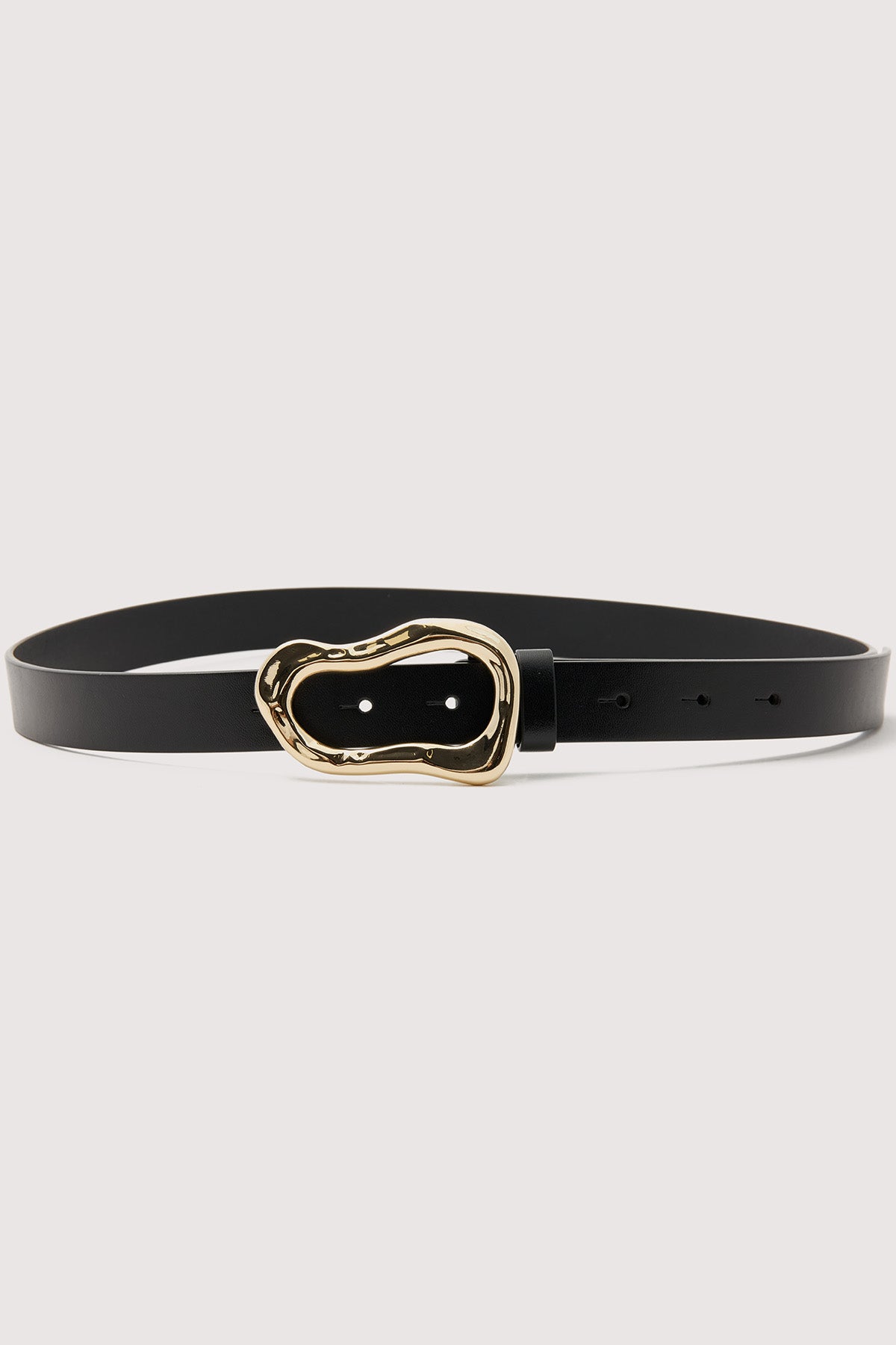 Perfect Stranger Golden Wave Belt Black