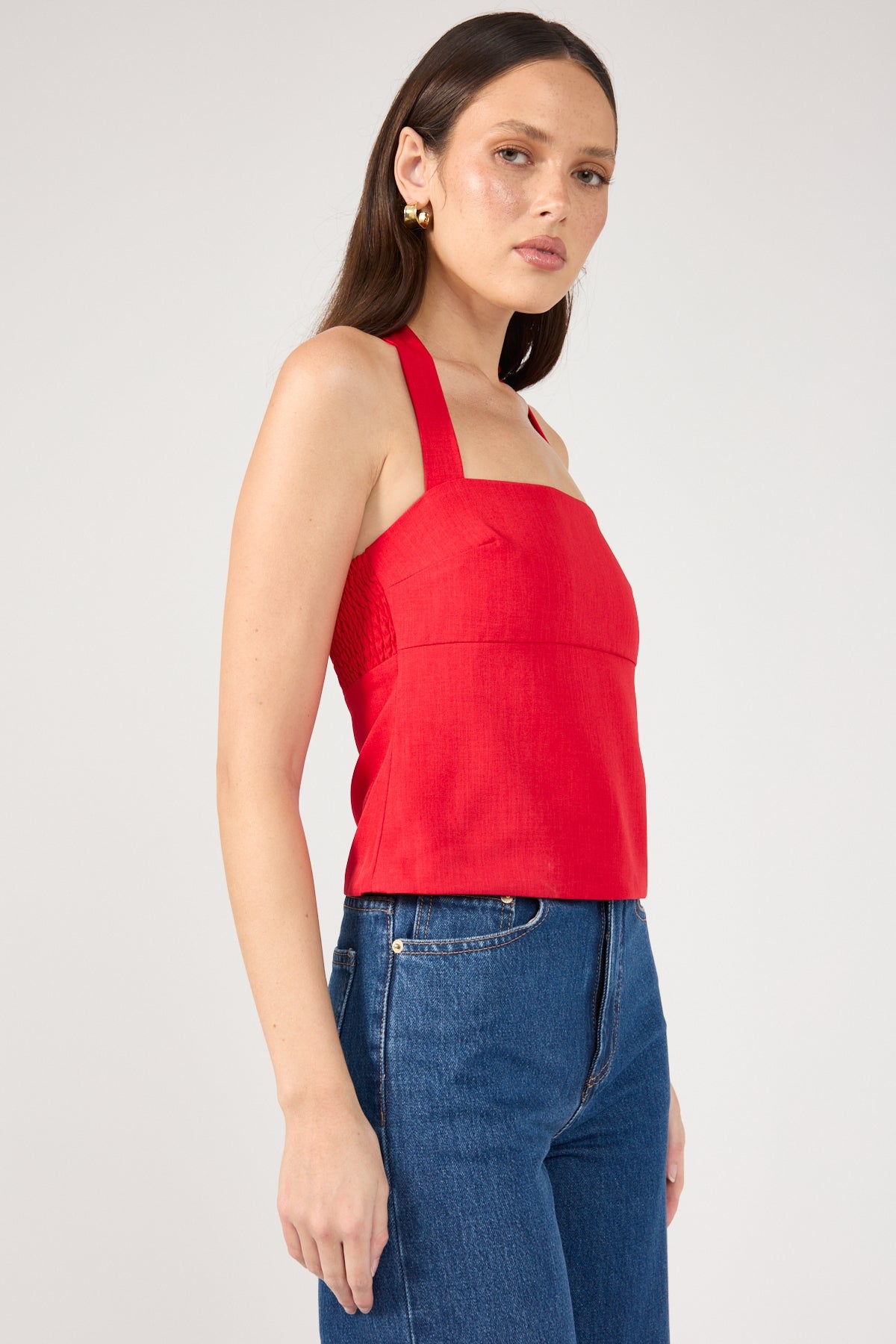 Perfect Stranger Matisse Halter Top Red