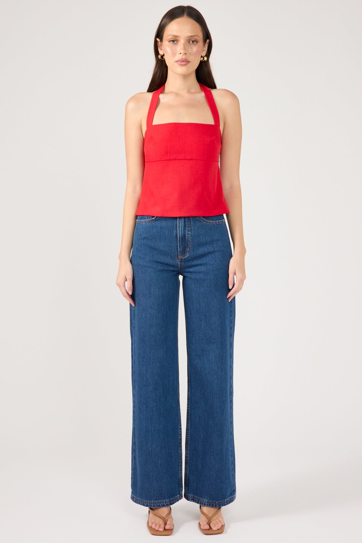 Perfect Stranger Matisse Halter Top Red