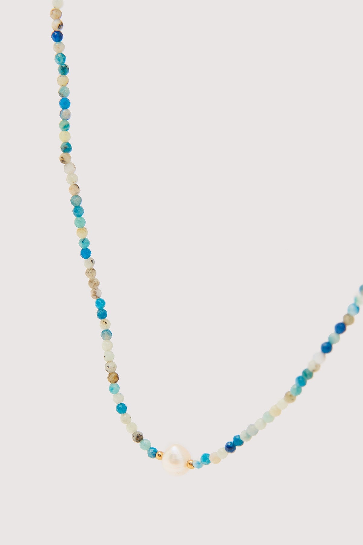 Perfect Stranger Eleni Beaded Necklace Blue/Green