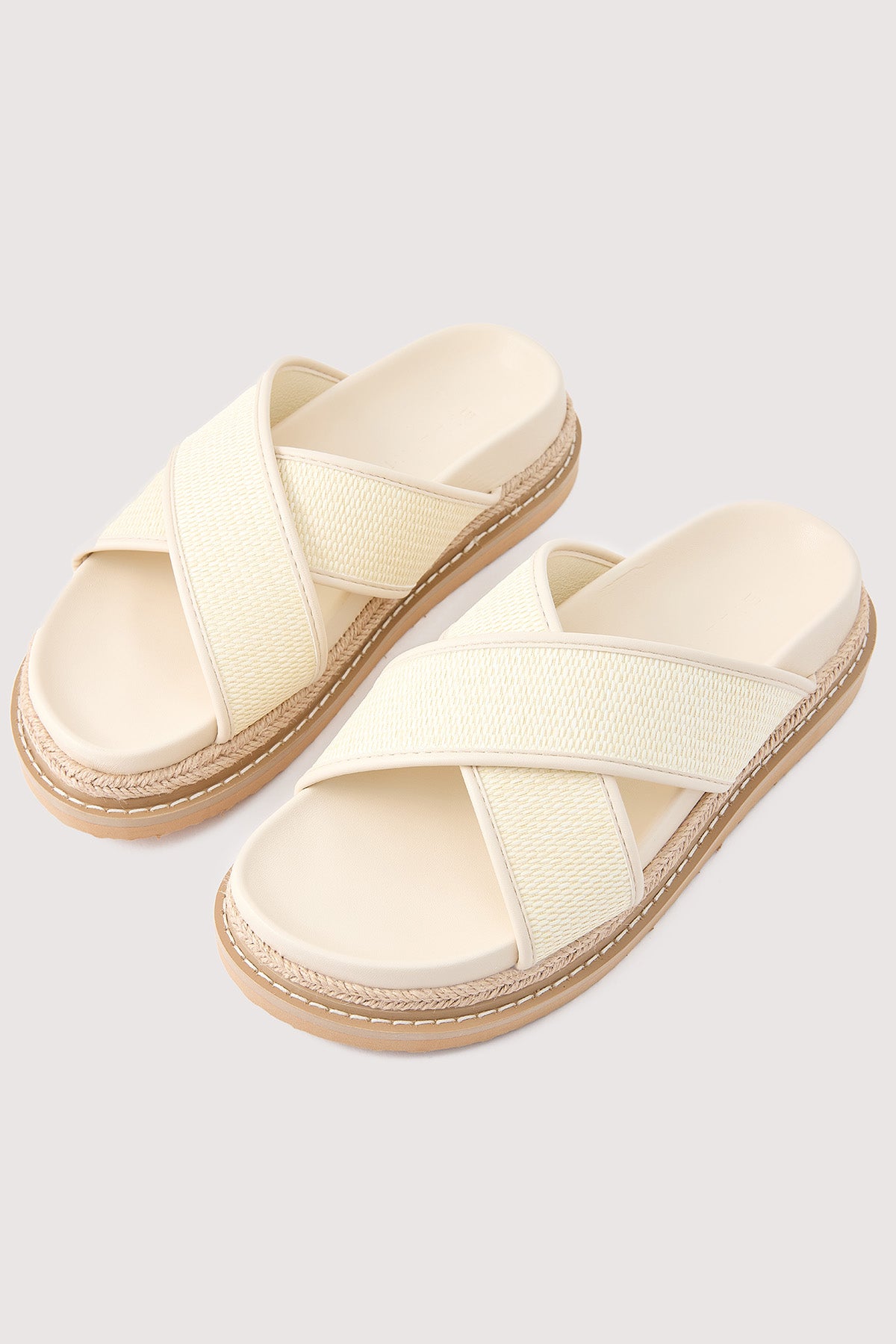 Billini Aysha Cream Raffia