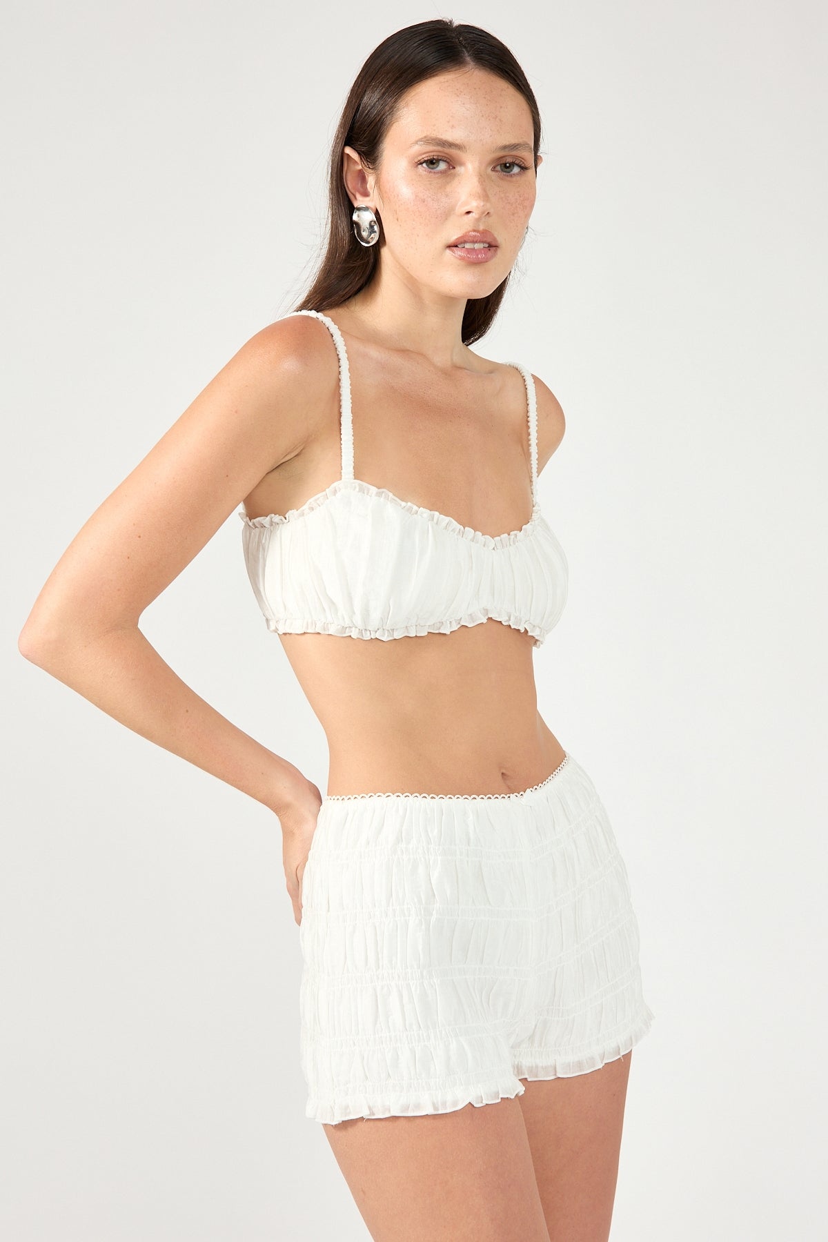 Perfect Stranger Calliope Bloomer Short Off White