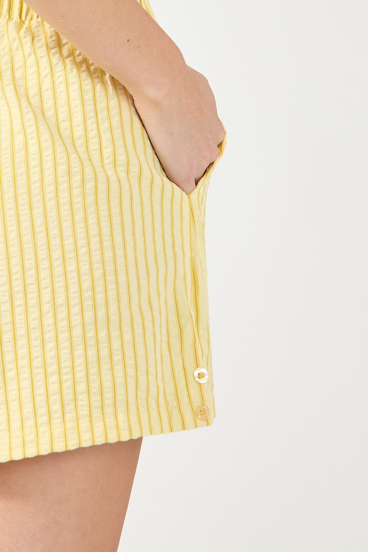 Perfect Stranger Kaili Stripe Short Lemon Stripe