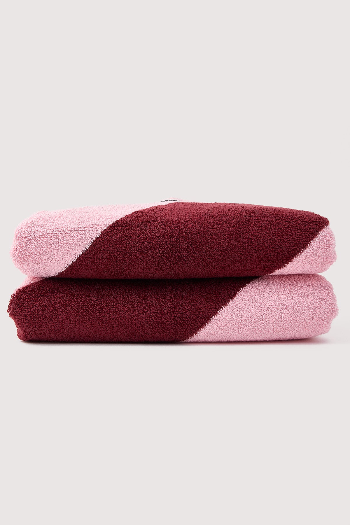 Hommey Hommey Beach Towel - Rocky Road Stripe Burgundy Stripe