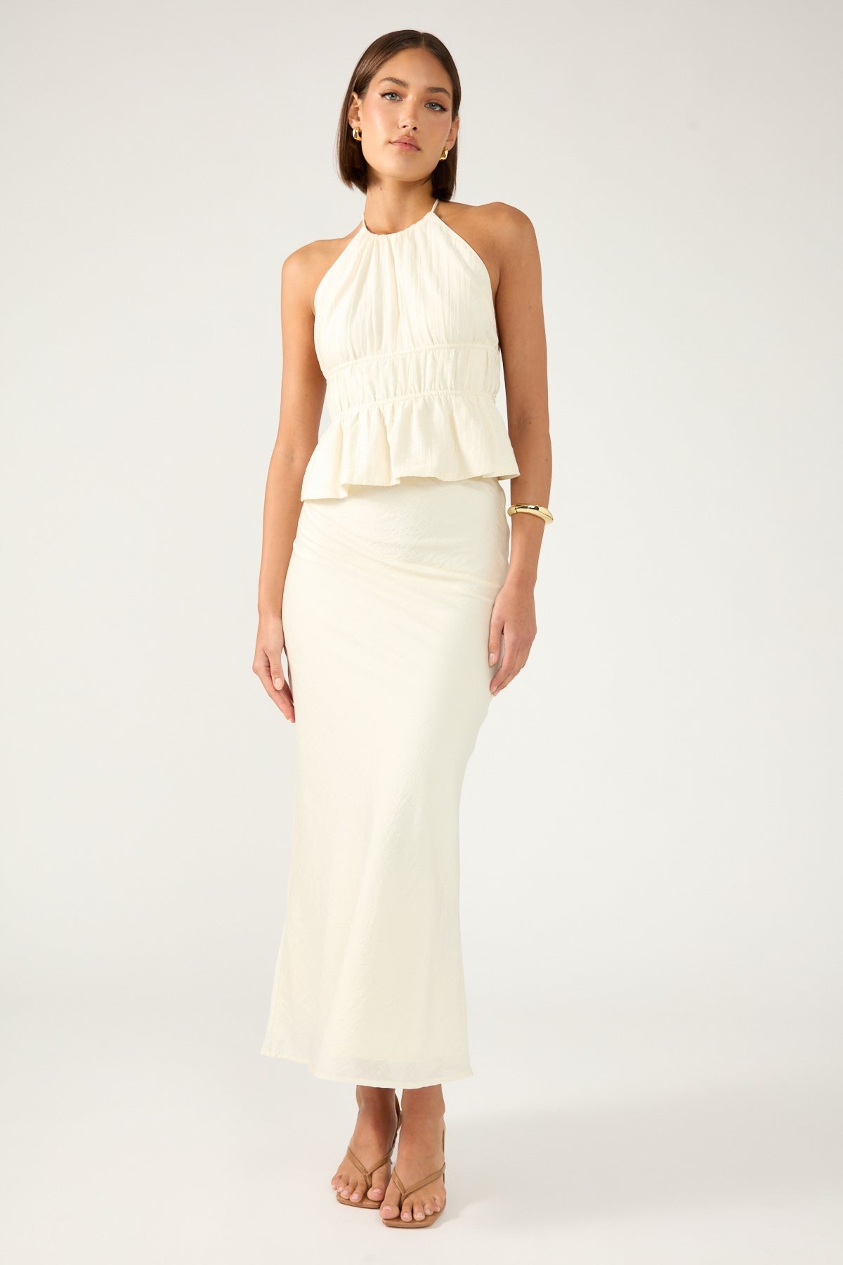 Perfect Stranger Marybelle Maxi Skirt Cream