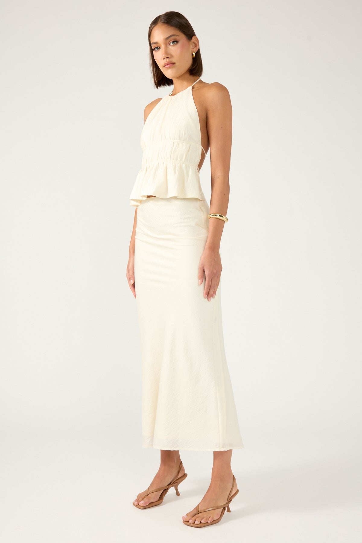 Perfect Stranger Marybelle Maxi Skirt Cream