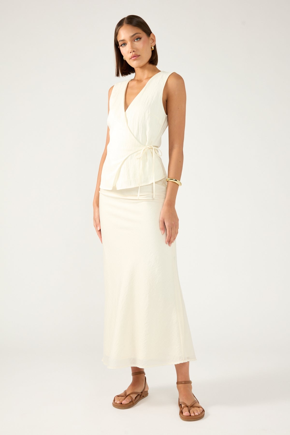 Perfect Stranger Marybelle Maxi Skirt Cream