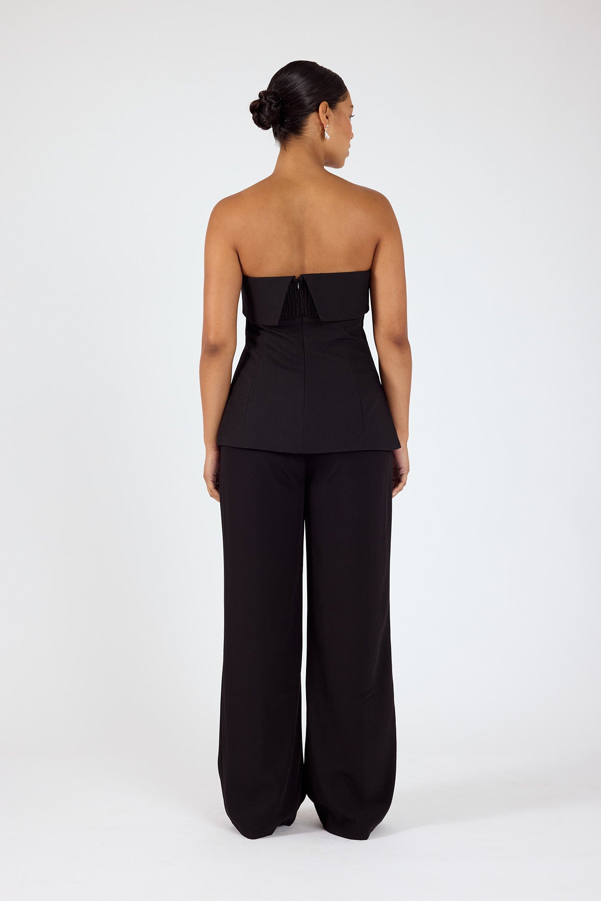 Perfect Stranger Luca Strapless Long Line Top Black