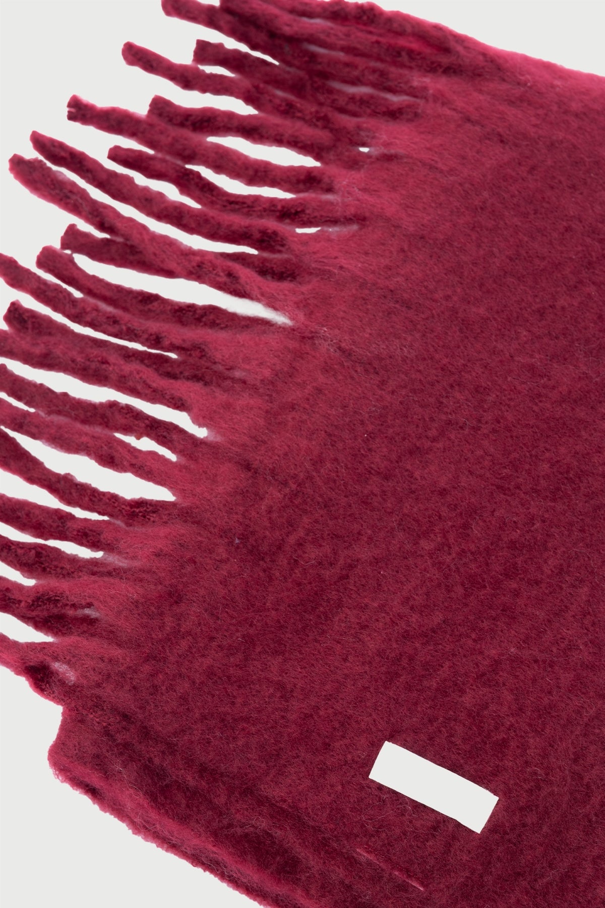Perfect Stranger Plush Oversized Knit Scarf Burgundy