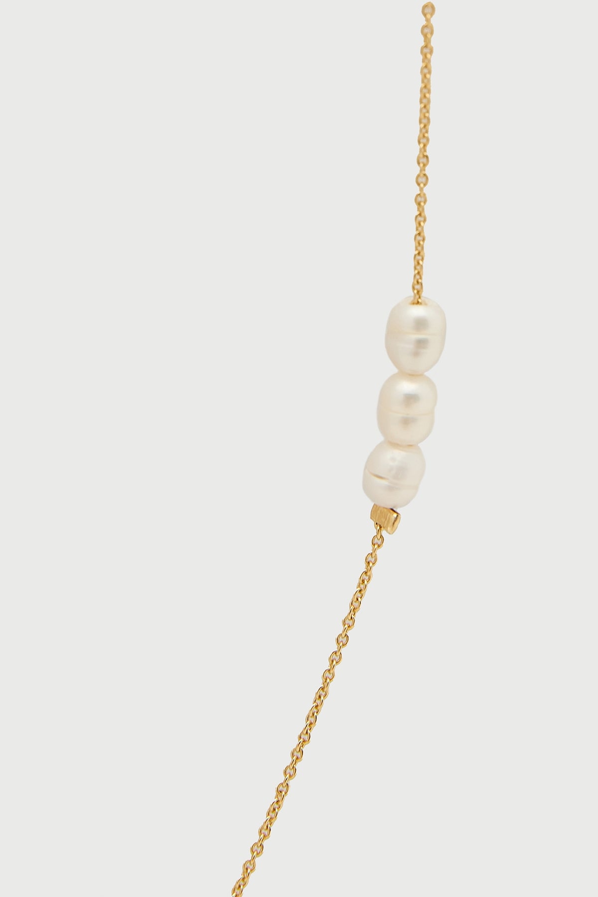 Perfect Stranger Tiered Pearl Necklace 18K Gold Plated 18k Gold Plated