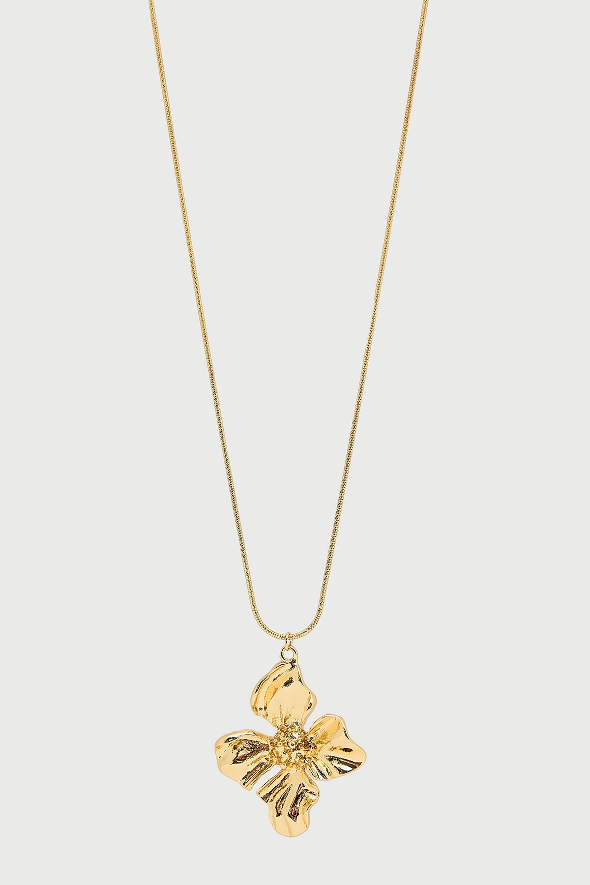 Perfect Stranger Goldie Flower Chain Necklace 18k Gold Plated