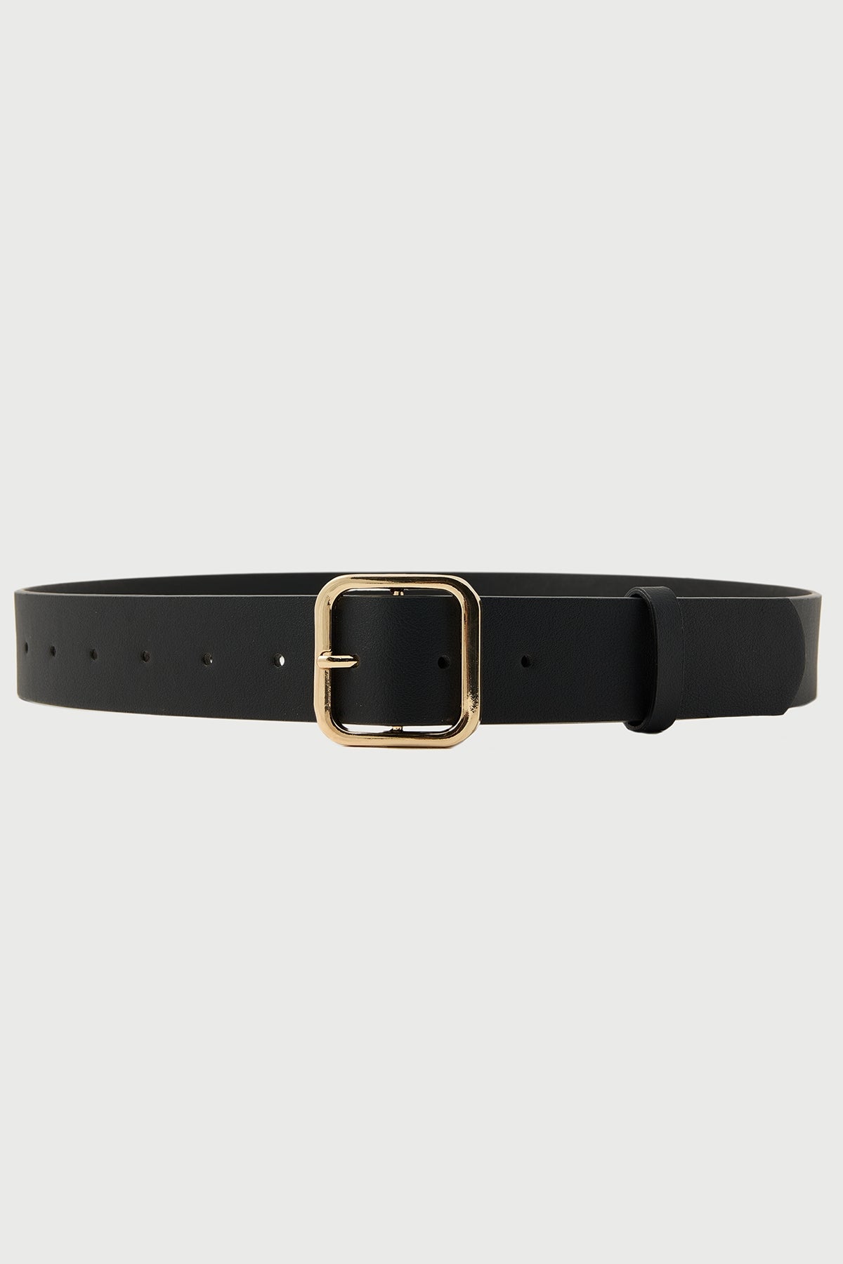Perfect Stranger Westy Leather Belt Black/ Gold