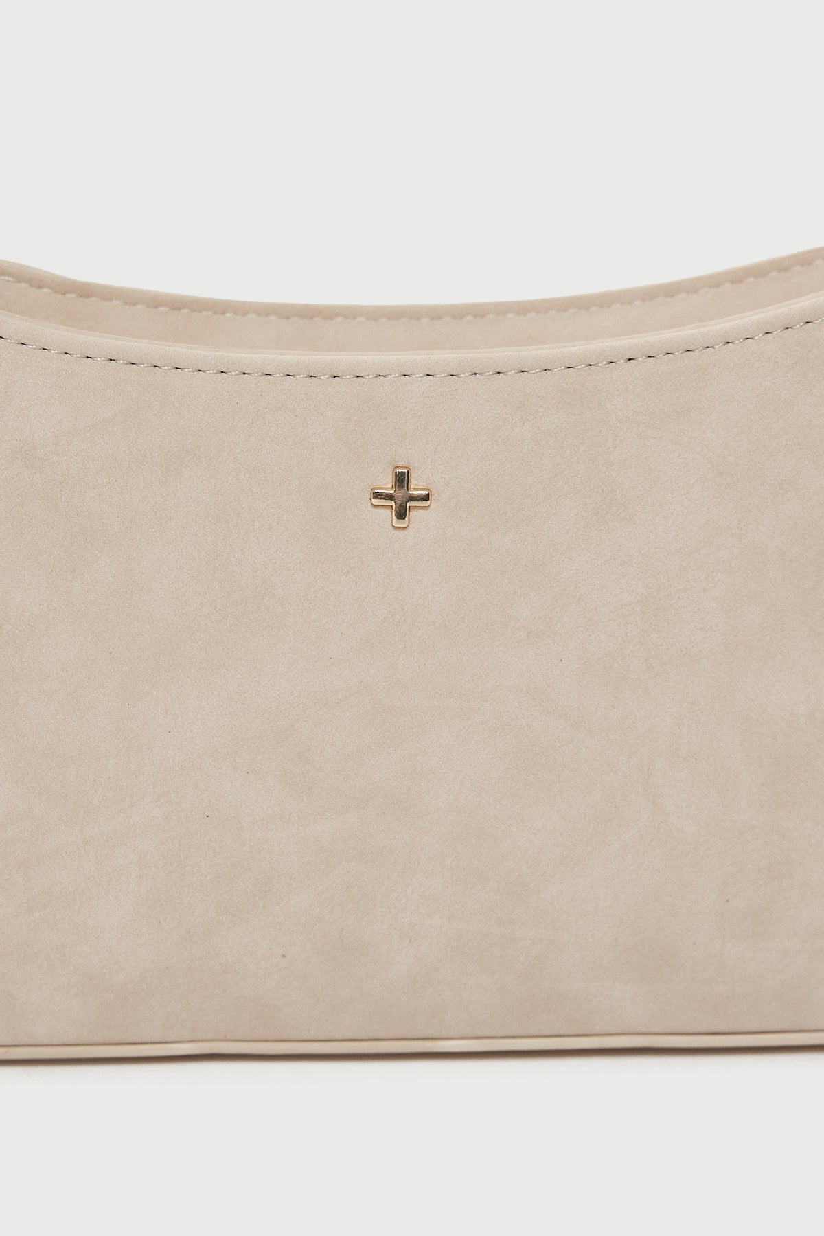 Peta + Jain Lilu Shoulder Bag Beige Suede PU