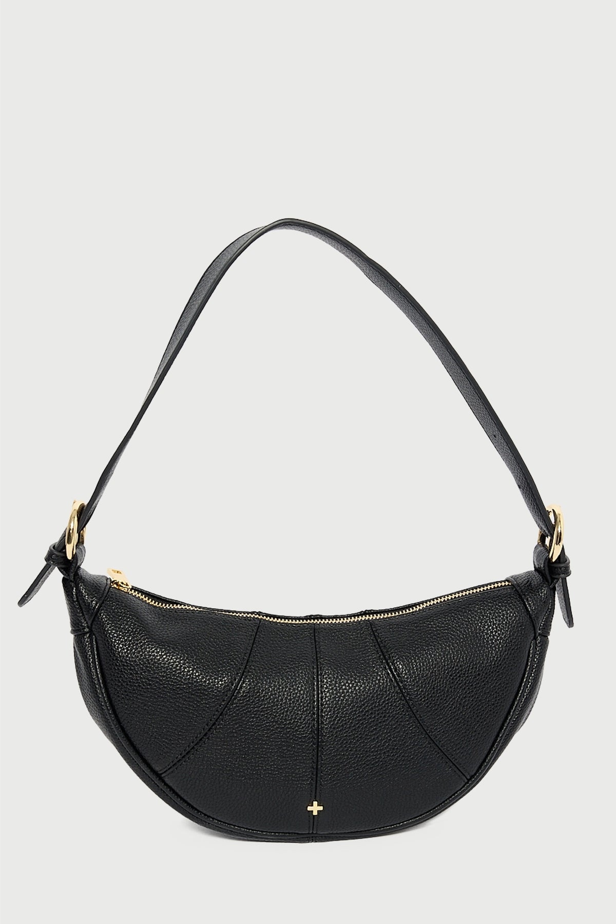 Peta + Jain Tatum Shoulder Bag Black Pebble/Gold
