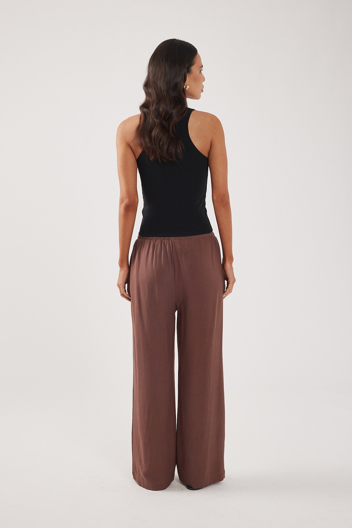 Perfect Stranger Majorca Elastic Pant Brown