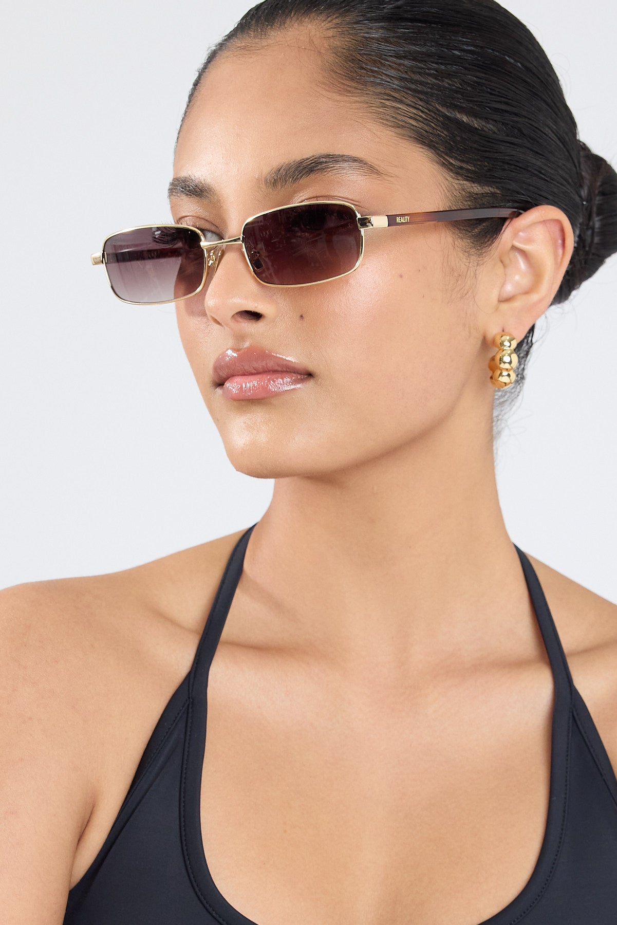 Reality Eyewear Vibes Town Gold/Smoke Lens